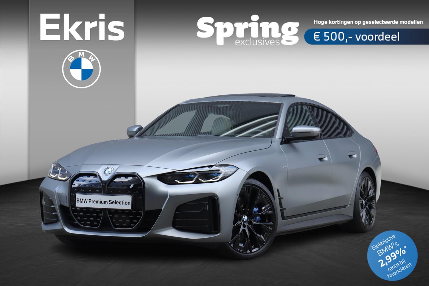 BMW i4 - eDrive40 | High Excutive | M Sportpakket Pro | Panodak | Driving Assistant Prof. | Trekhaa - AutoWereld.nl