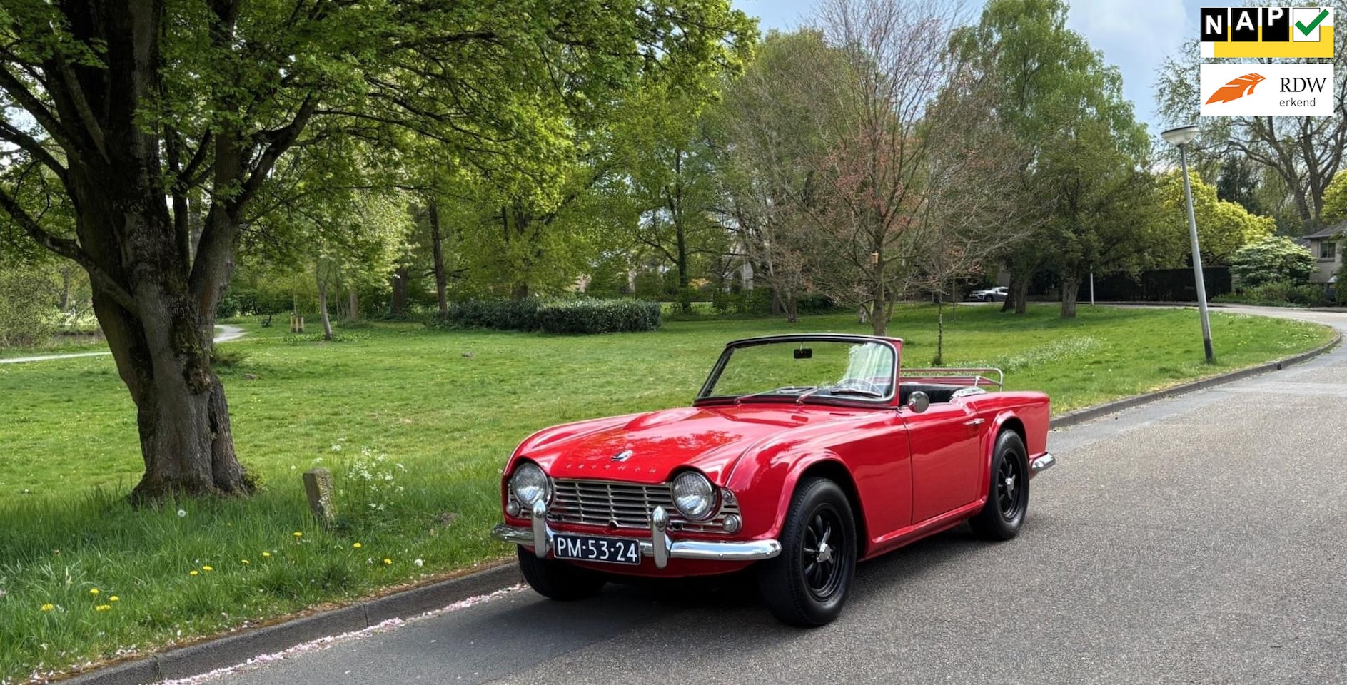 Triumph TR4 - Mooi, stoer en scherp geprijsd. - AutoWereld.nl