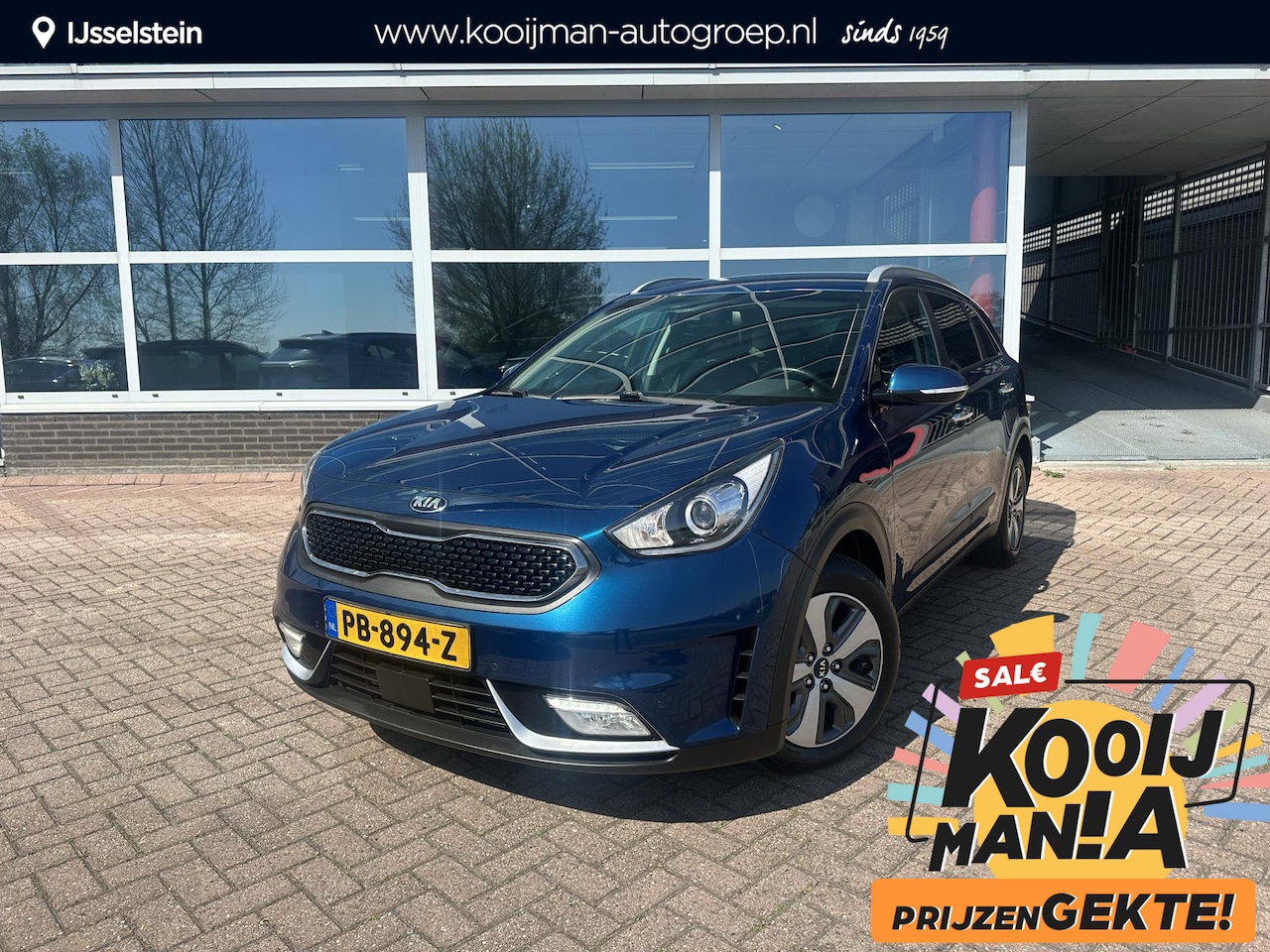 Kia Niro - 1.6 GDi Hybrid BusinessLine Dealeronderhouden | Leder | Keyless - AutoWereld.nl