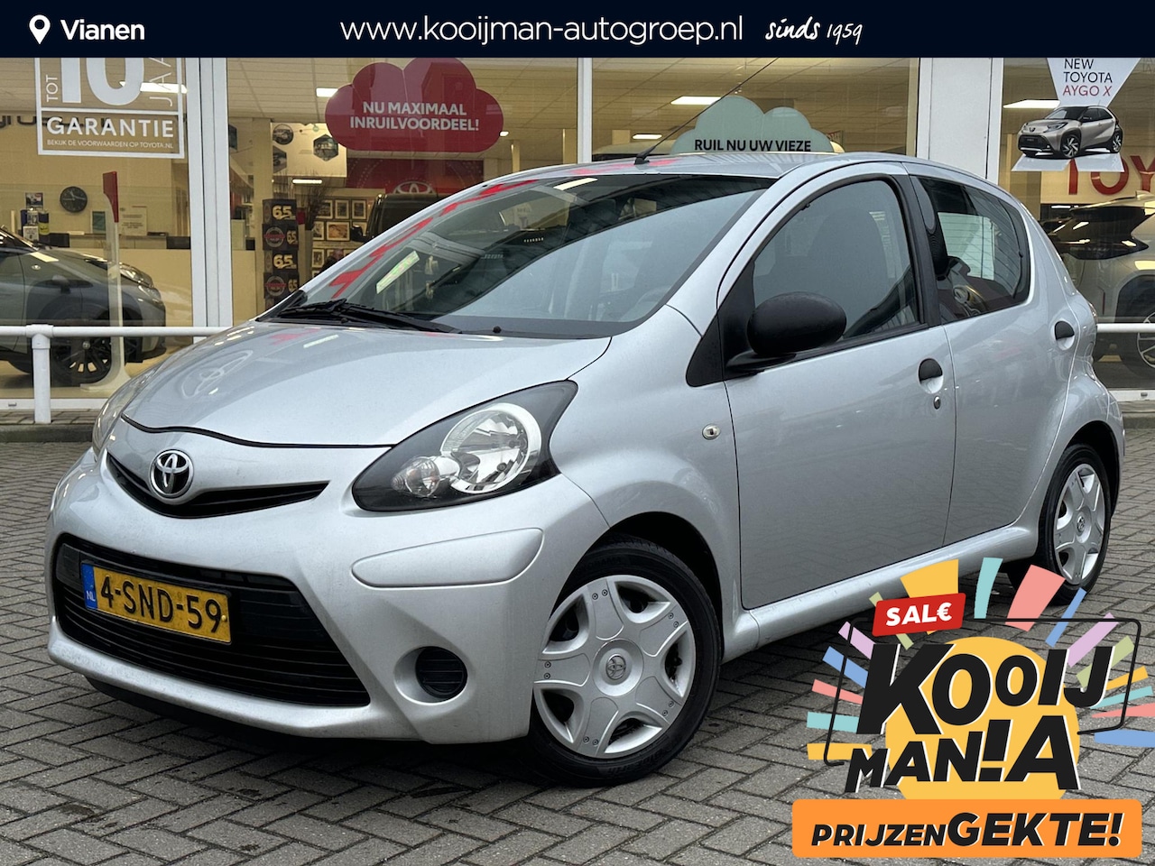 Toyota Aygo - 1.0 VVT-i Now met Airco, NL auto, dealeronderhouden - AutoWereld.nl