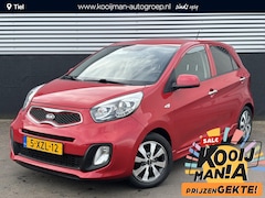Kia Picanto - 1.0 CVVT X-treme Climate controle, Bluetooth, Lichtmetalen velgen, Privacy glass, Lederen
