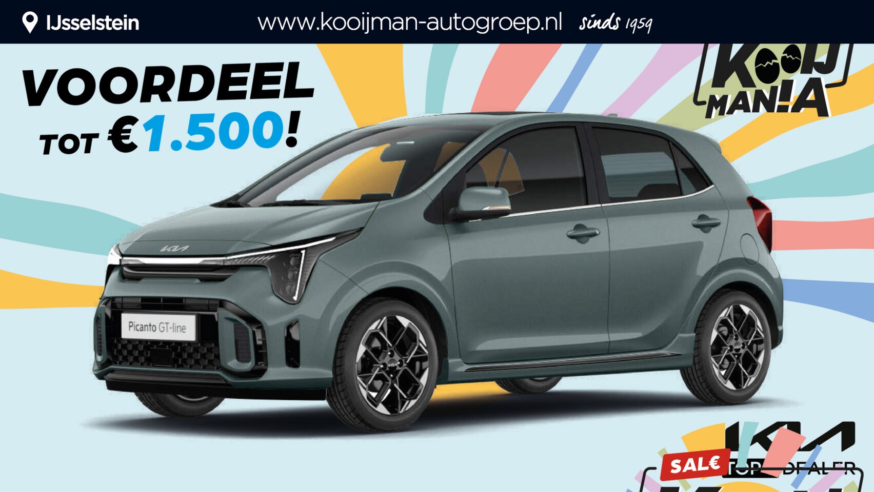 Kia Picanto - 1.0 DPI DynamicLine Ruim €1.500,- Voordeel! Meerdere kleuren uit voorraad leverbaar! - AutoWereld.nl
