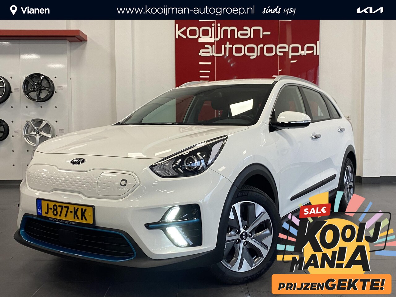 Kia e-Niro - DynamicLine 64 kWh FABRIEKSGARANTIE T/M 08-2027 of 150.000km, €2.000,- Subsidie mogelijk, - AutoWereld.nl