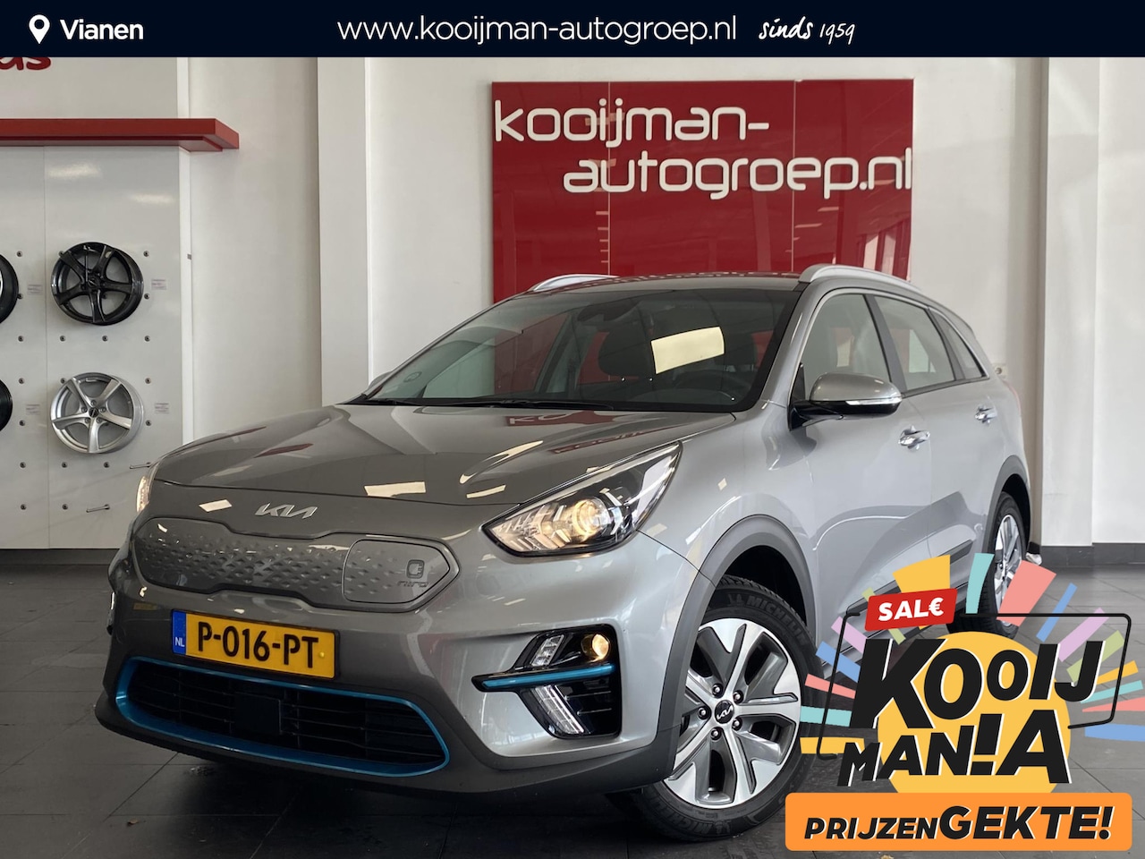 Kia e-Niro - DynamicLine 64 kWh DynamicLine 64 kWh , FABRIEKSGARANTIE T/M 05-2032 of 150.000km , Stoel/Stuurverwarming , K - AutoWereld.nl