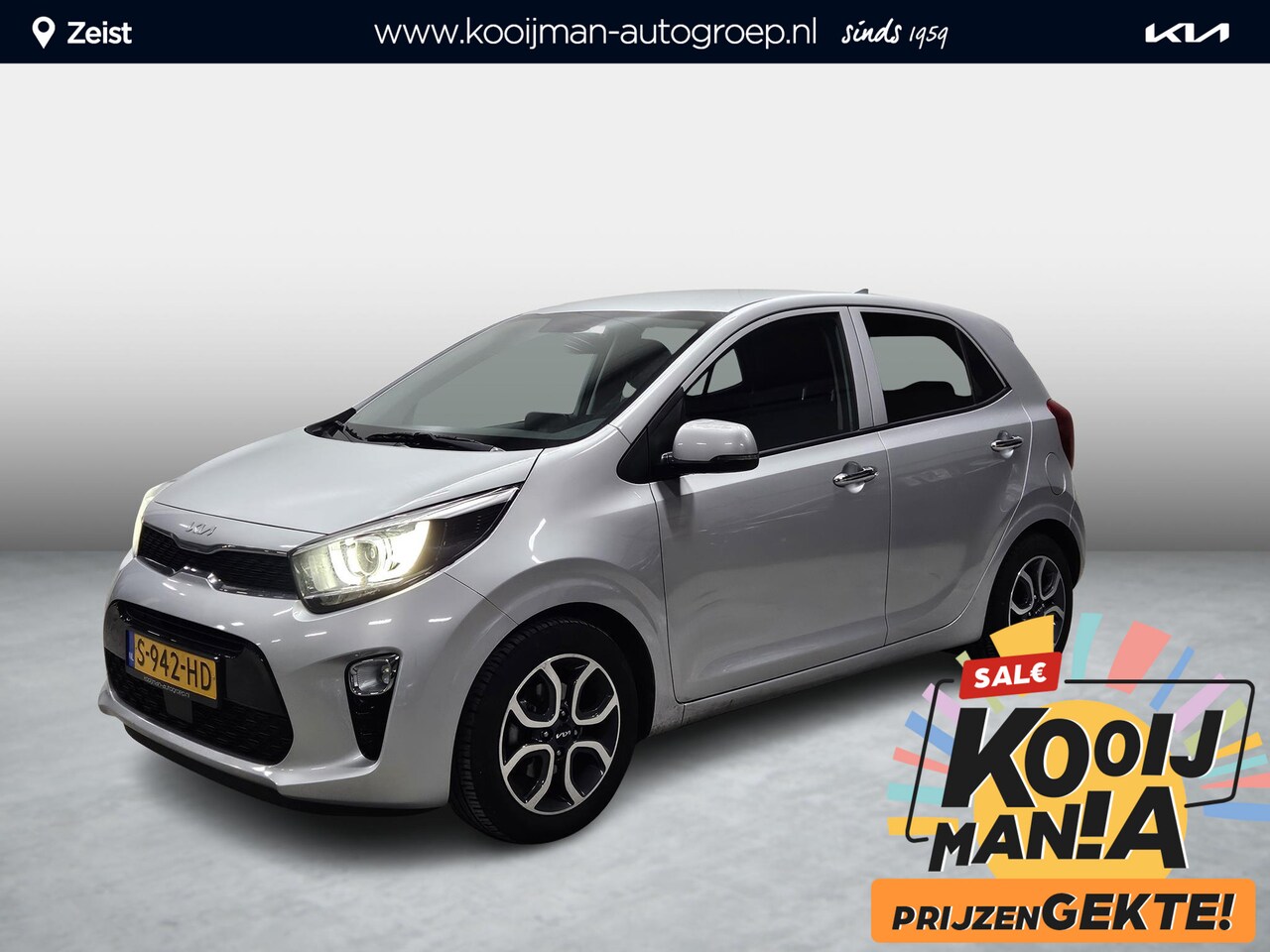 Kia Picanto - 1.0 DPi DynamicPlusLine | Cruise control | Full map navigatie | Parkeersensoren achter | A - AutoWereld.nl