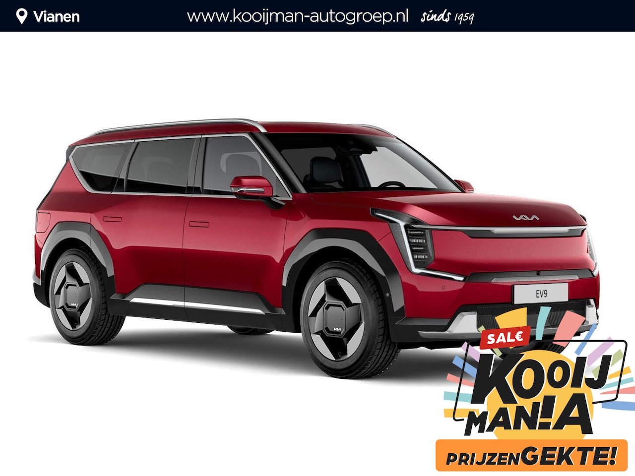 Kia EV9 - Air 99.8 kWh ACTIE! Kooijman 65 Jaar Jubileum: 3000.- inruilvoordeel op de EV9 AIR - AutoWereld.nl