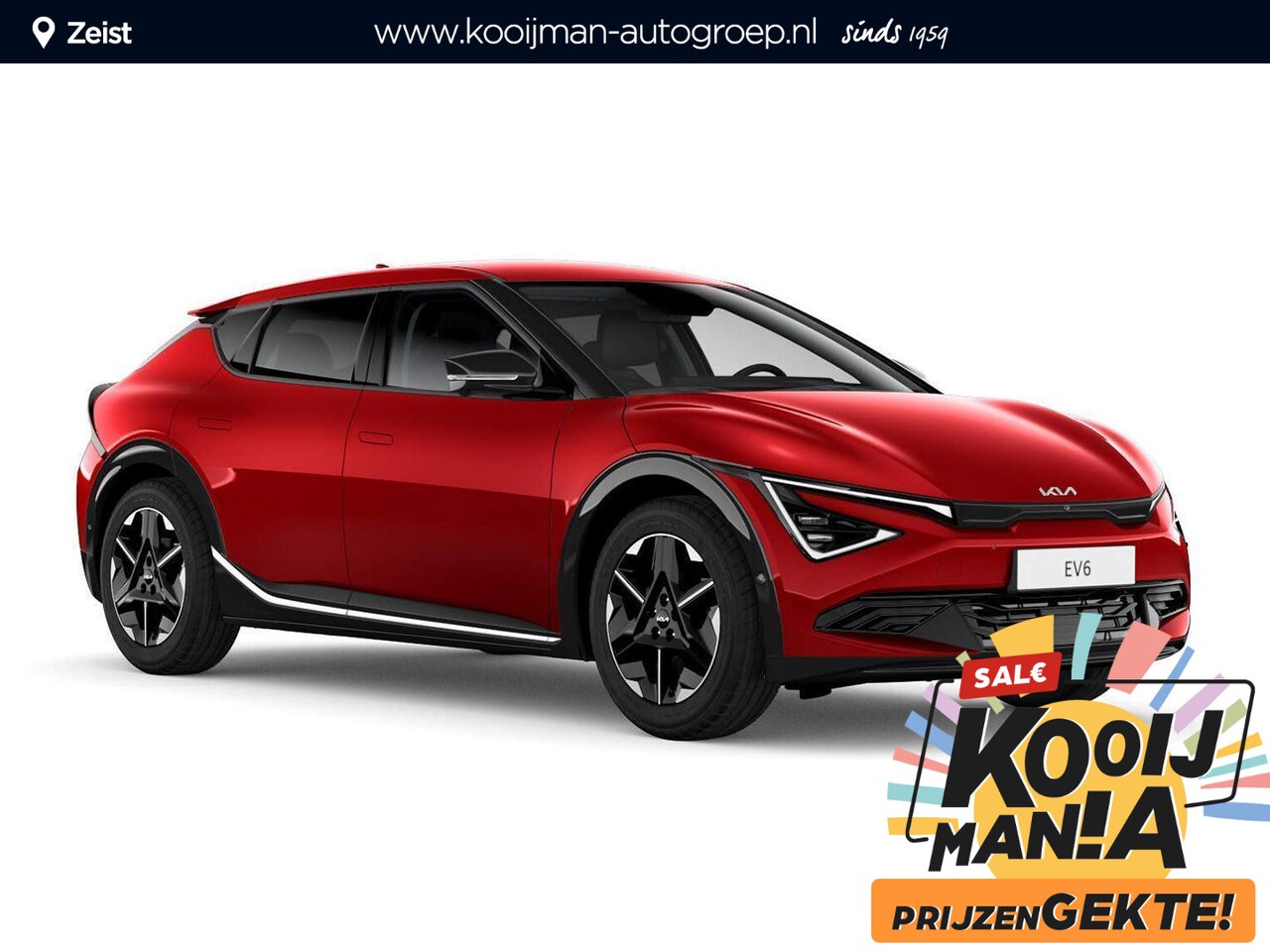 Kia EV6 - Light Edition 63 kWh €42.765,- RIJKLAAR! Ruim €3.000,- voordeel! Meerdere kleuren en uitvo - AutoWereld.nl