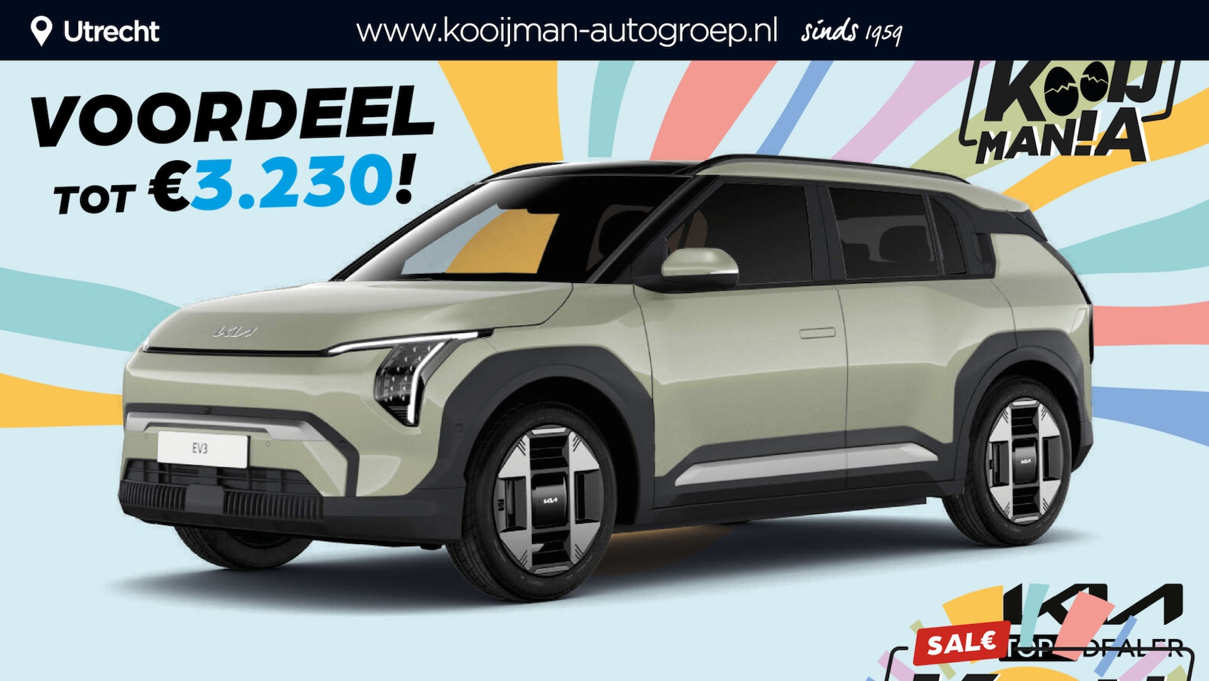 Kia EV3 - Plus Advanced 81.4 kWh €42.465,- RIJKLAAR! Nu €3.230,- voordeel! Meerdere kleuren en uitvo - AutoWereld.nl