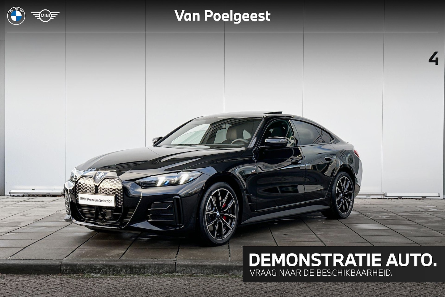 BMW i4 - xDrive40 M-Sport Pro / Elektrisch bediend glazen schuif-/kanteldak / Comfort Acces / Trekh - AutoWereld.nl