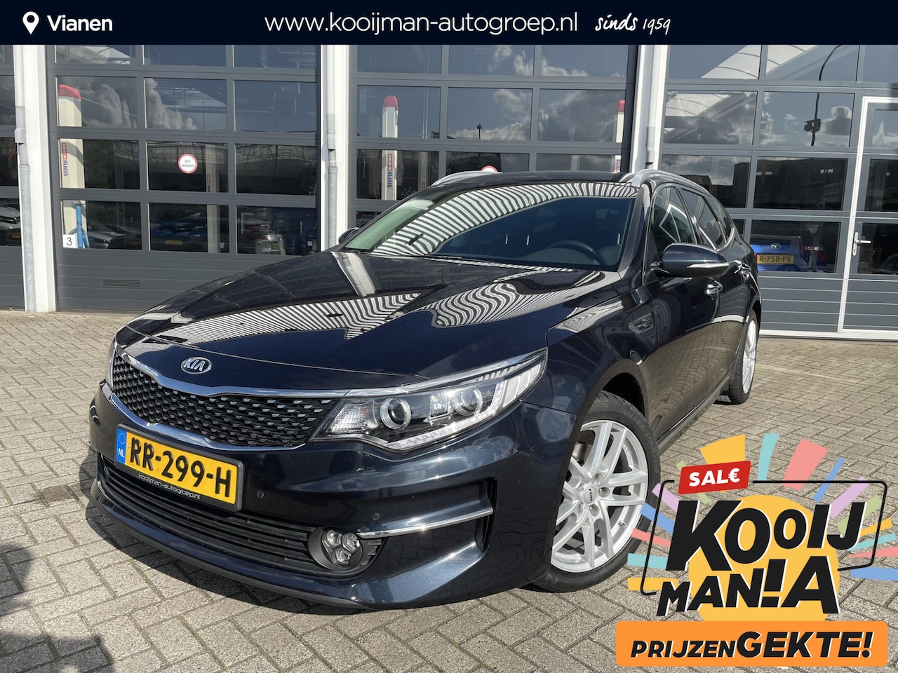 Kia Optima Sportswagon - 1.7 CRDi ComfortPlusLine puur rijgenot en heel veel luxe! 600 Liter kofferruimte en automa - AutoWereld.nl