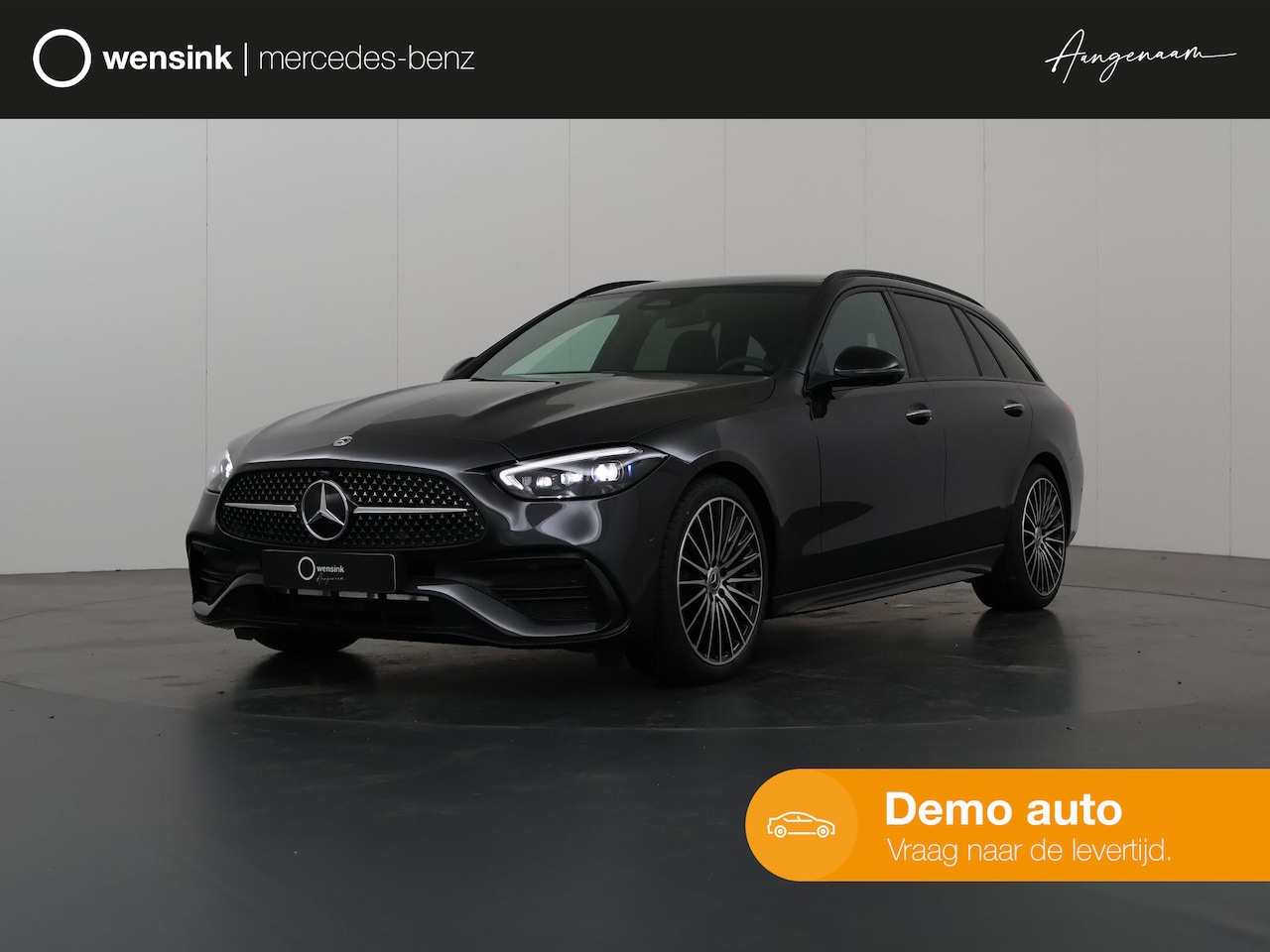Mercedes-Benz C-klasse Estate - 180 Business Solution AMG | Panoramadak | 19-Inch | Trekhaak | Digital Light | Night pakke - AutoWereld.nl
