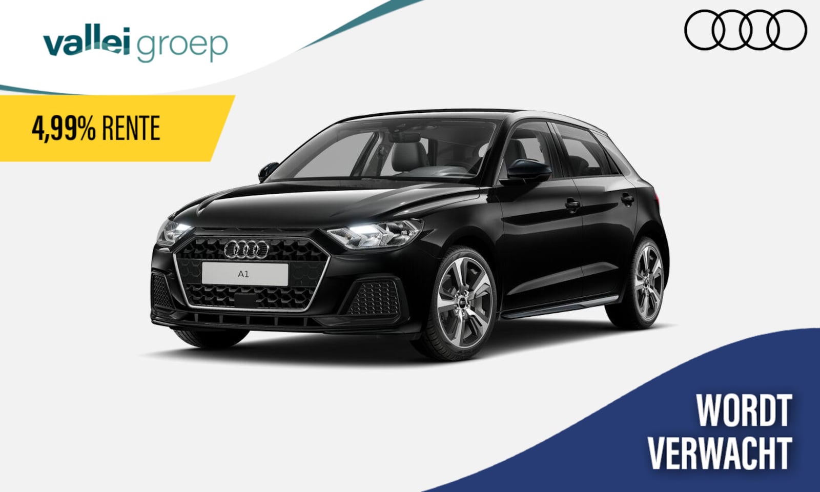 Audi A1 Sportback - 25 TFSI 95 PK Advanced edition | Mythoszwart metallic | 17 inch | Parkeerhulp achter | - AutoWereld.nl