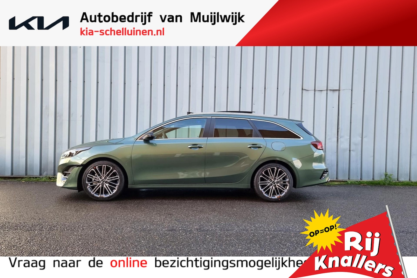 Kia Cee'd Sportswagon - Ceed 1.5 T-GDi GT-PlusLine MY2025 | Inruilpremie Aktie auto !! Metallic groen ! Leverbaar - AutoWereld.nl