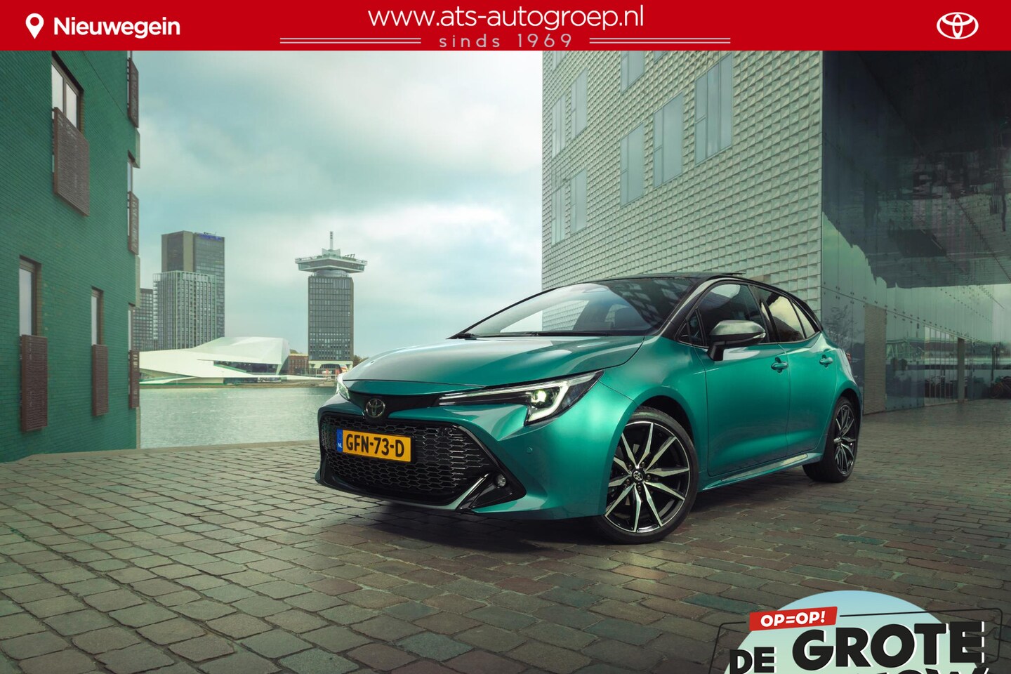 Toyota Corolla - Hybrid 140 GR Sport | GR Sport Pack; schuif-/kanteldak, Headup-display, Premium Audio (JBL - AutoWereld.nl