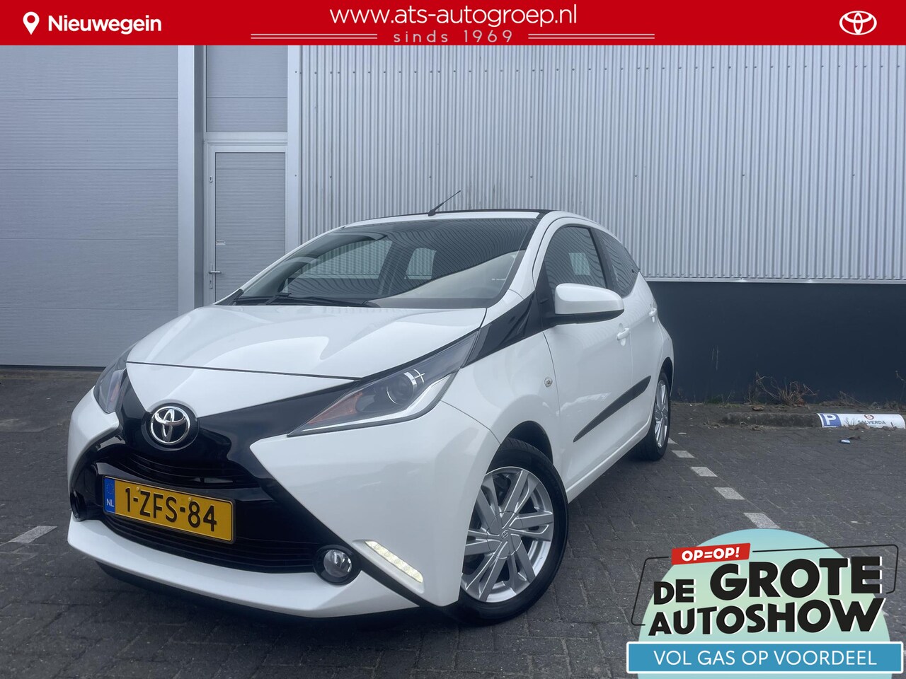 Toyota Aygo - 1.0 VVT-i x-wave | Open vouwdak | Lichtmetalen velgen | Half lederen bekleding | Navigatie - AutoWereld.nl