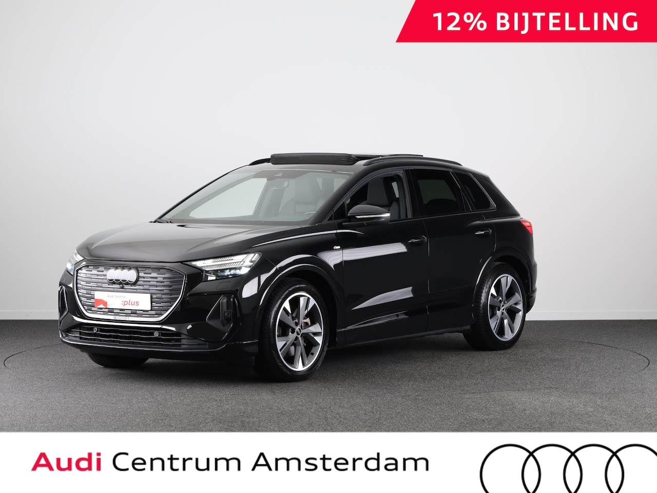 Audi Q4 e-tron - 40 Launch edition S Competition 77 kWh 204pk | Panoramadak | Head-up Display | Navigatie | - AutoWereld.nl