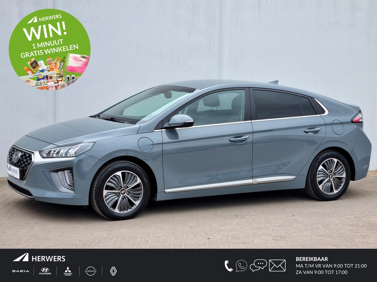 Hyundai IONIQ - 1.6 GDi PHEV Plug-in Comfort Automaat / Trekhaak (Afneembaar) / Navigatie / Camera / Cruis - AutoWereld.nl
