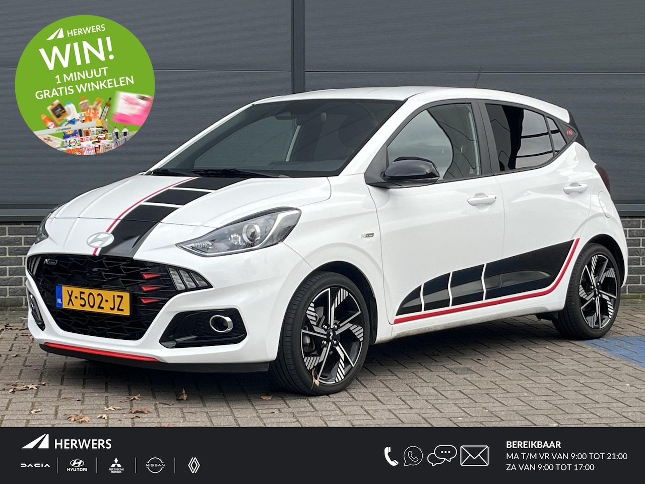 Hyundai i10 - 1.0 T-GDI N Line 5-zits / 100PK / Lichtmetalen velgen / Applecarplay androidauto / Stoel-s - AutoWereld.nl