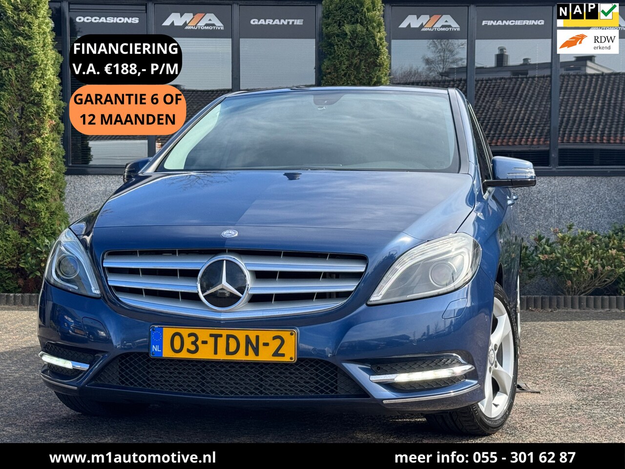 Mercedes-Benz B-klasse - 180 Ambition |A/C|Cruise|Navi|1e EIG - AutoWereld.nl
