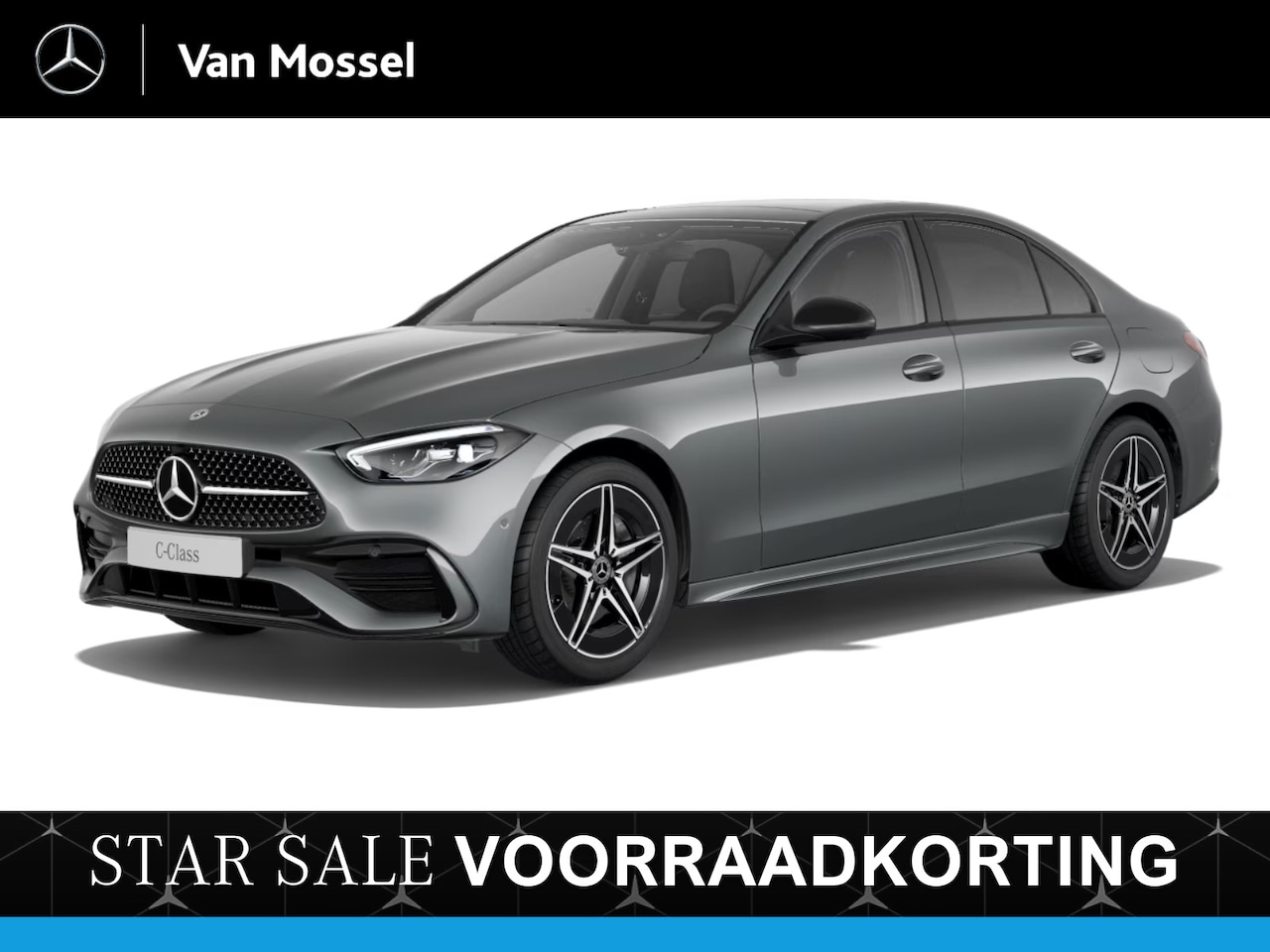 Mercedes-Benz C-klasse - 300e Business Solution AMG-Line / Stoelverwarming / 360Graden-Camera / Panaroma-schuifdak - AutoWereld.nl