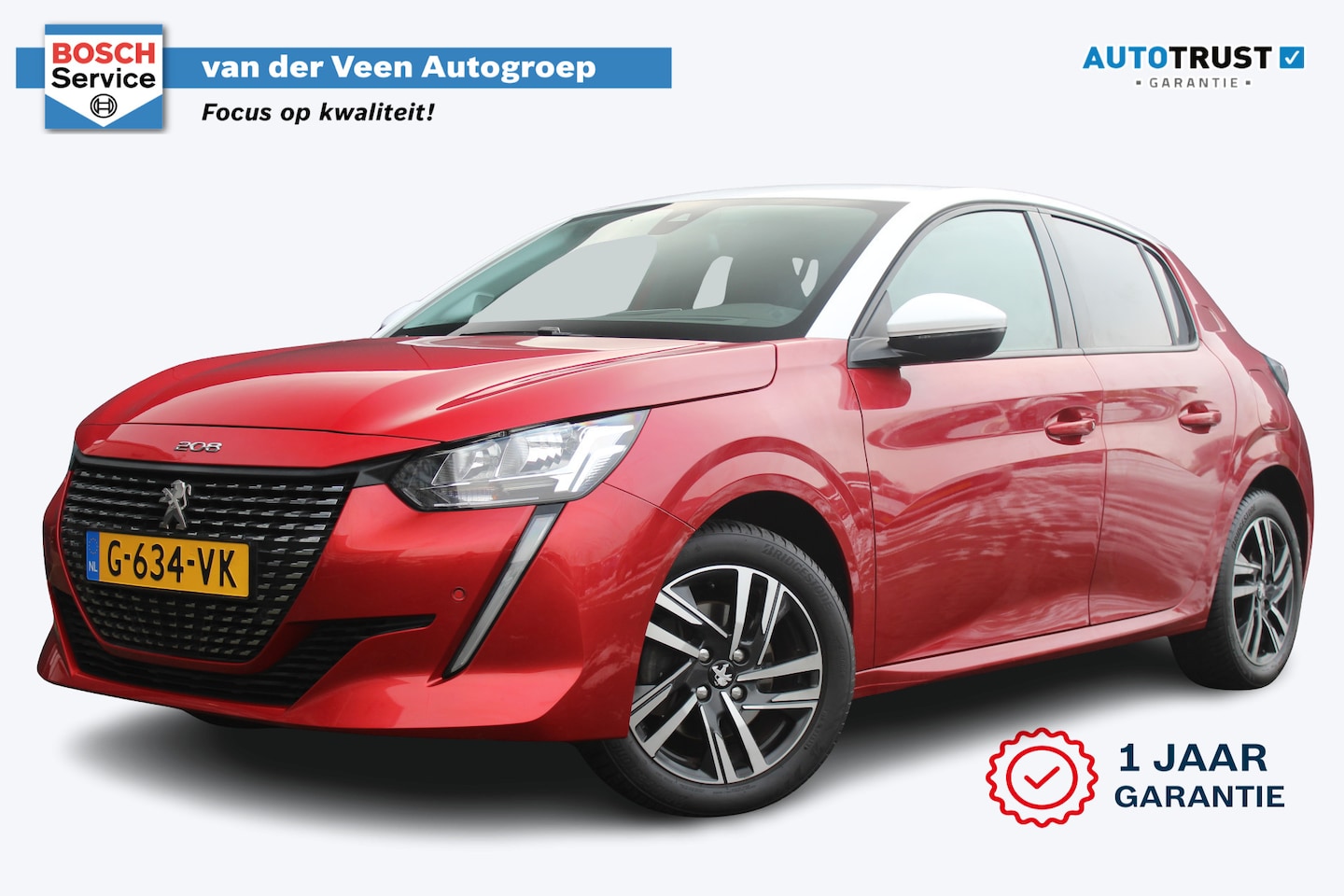 Peugeot 208 - 1.2 PureTech Allure | incl. 12 maanden garantie | 360 camera | 3D Virtual cockpit | Naviga - AutoWereld.nl