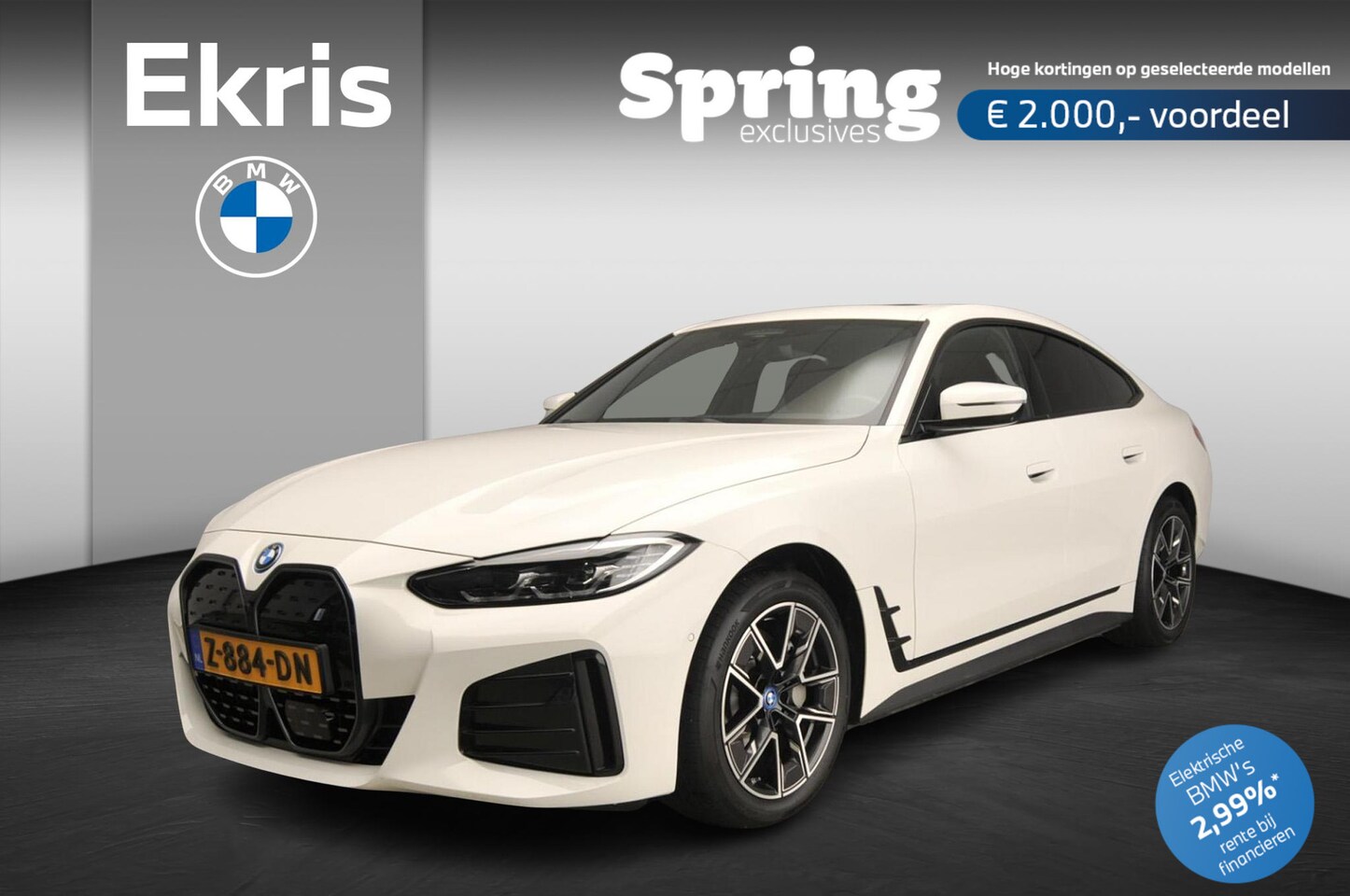 BMW i4 - Gran Coupe eDrive35 | M-Sportpakket | LED | Leder | HUD | Schuifdak | Stoelverwarming | DA - AutoWereld.nl