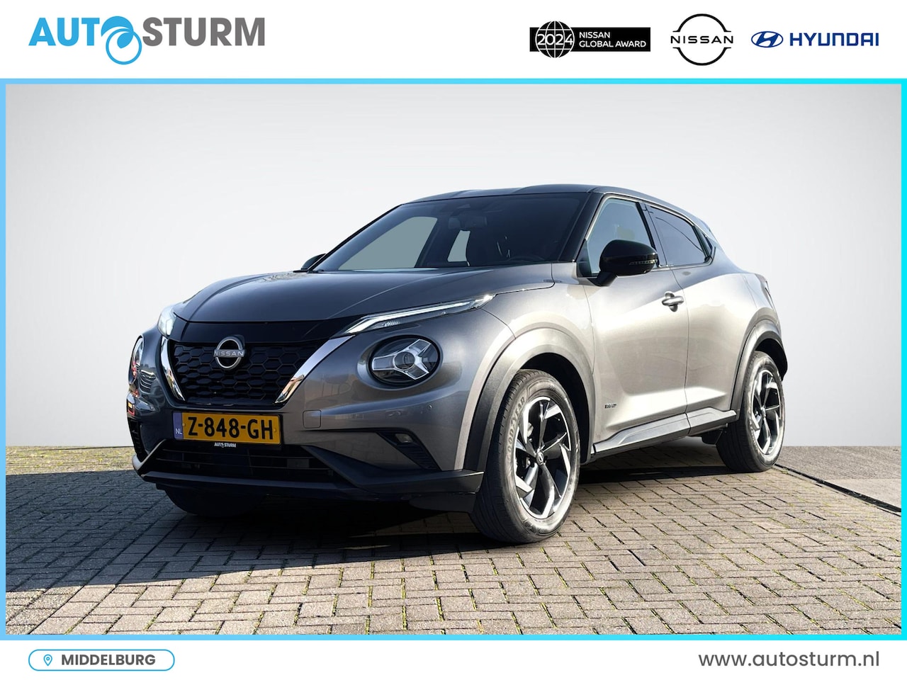 Nissan Juke - 1.6 Hybrid Tekna Sound Pack | Navigatie | 360° Camera | BOSE Audio | Adapt. Cruise Control - AutoWereld.nl