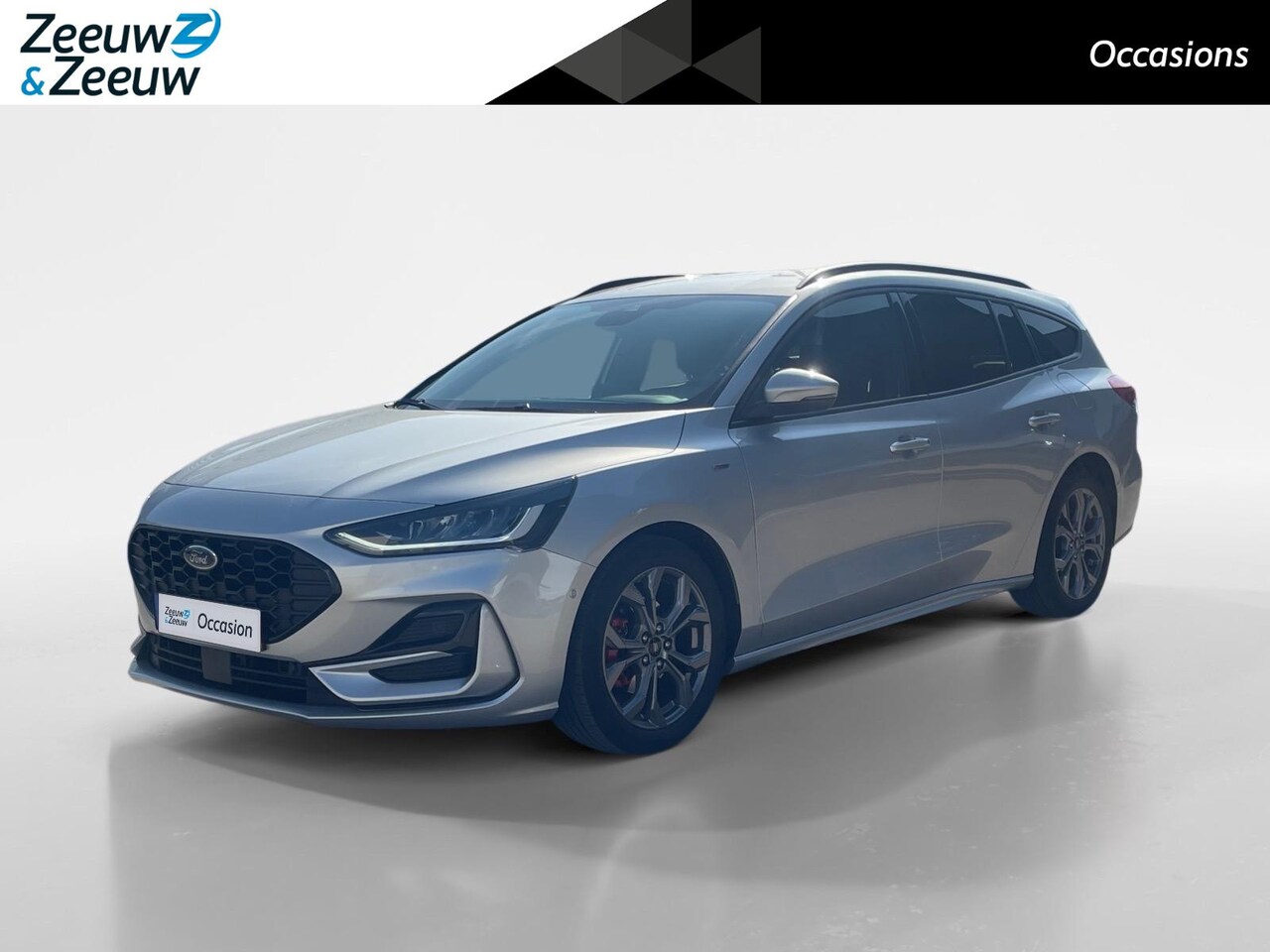 Ford Focus Wagon - 1.0 EcoBoost Hybrid ST Line Style 125pk | Dealeronderhouden | Stoel- stuur en voorruitverw - AutoWereld.nl