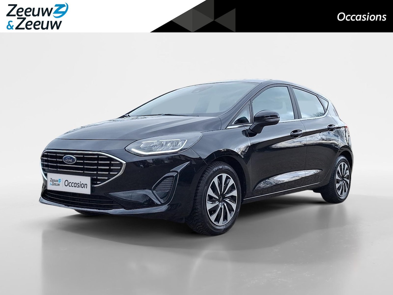 Ford Fiesta - 1.0 EcoBoost (mild)Hybrid Titanium 125PK | Navigatie | Parkeersensoren | LED | Climate Con - AutoWereld.nl