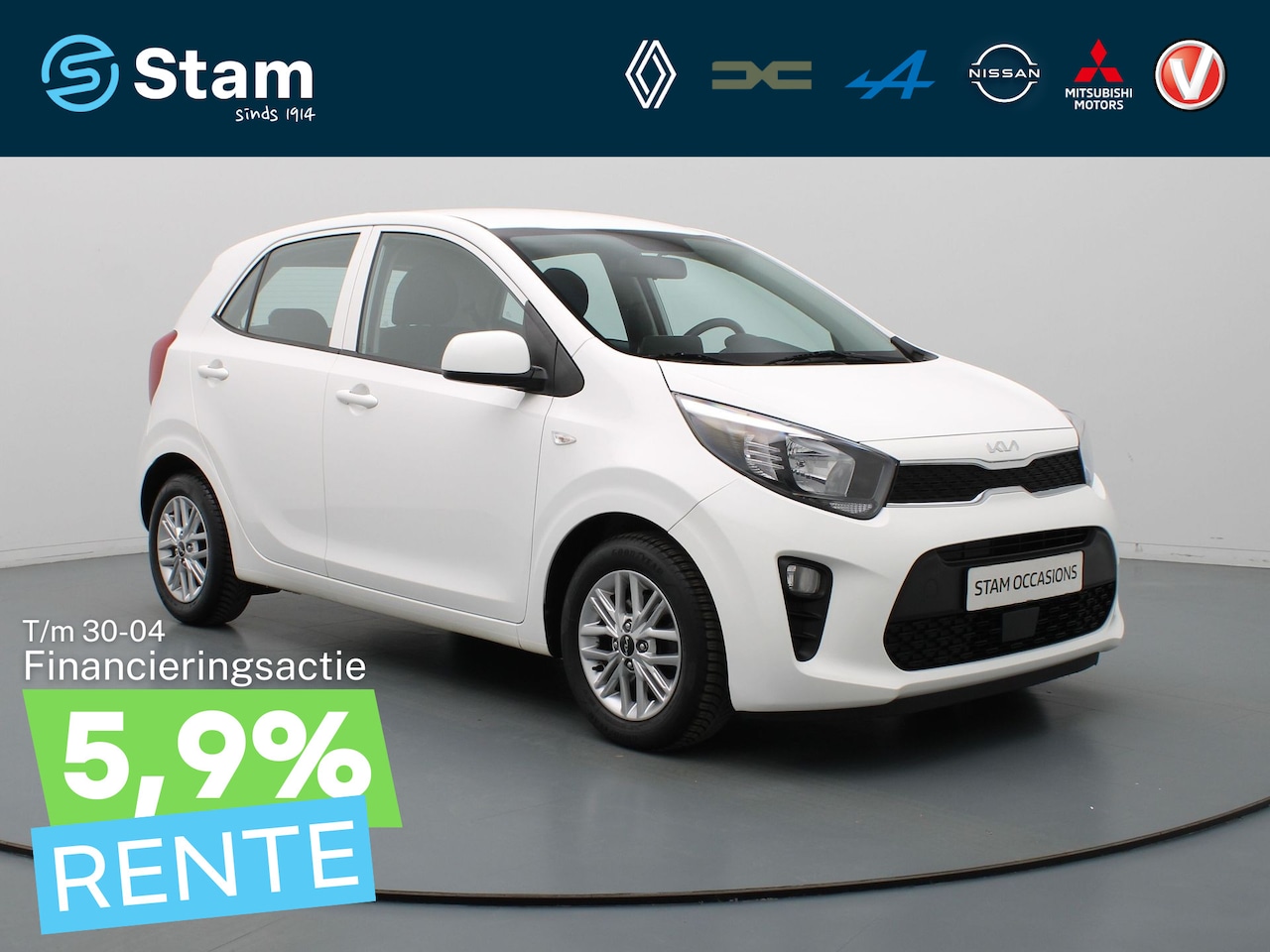 Kia Picanto - 1.0 DPi DynamicLine Airco | Camera | Carplay | Navi | 14" Velgen - AutoWereld.nl