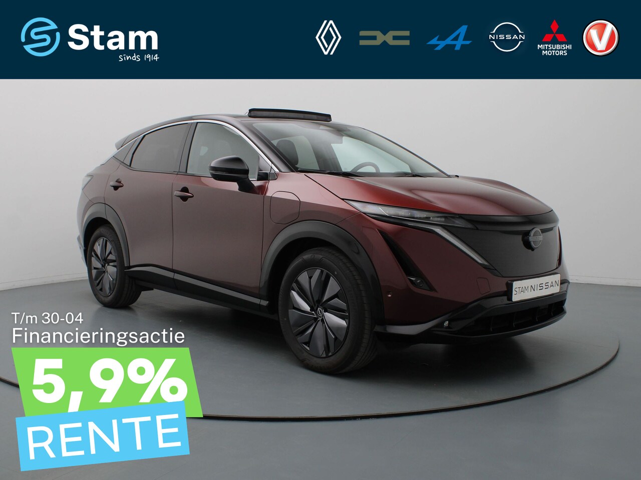 Nissan Ariya - Evolve 91 kWh 360° Camera | Adapt. cruise | Bose | Head-Up Panoramadak - AutoWereld.nl