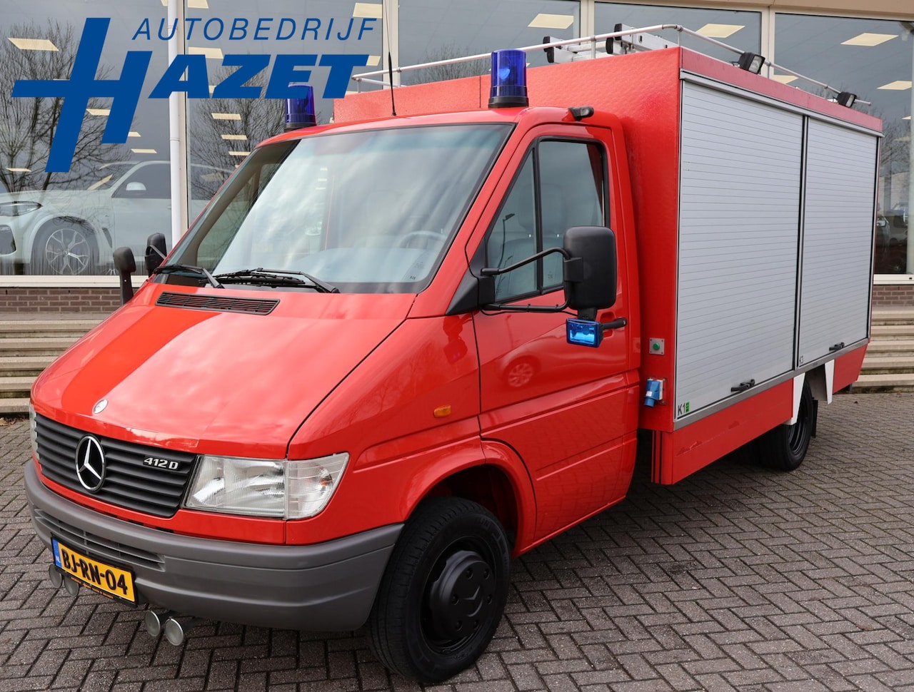 Mercedes-Benz Sprinter - 412D 2.9D AUTOMAAT *13.403 KM* BRANDWEERAUTO *MARGE* DUBBEL LUCHT - AutoWereld.nl