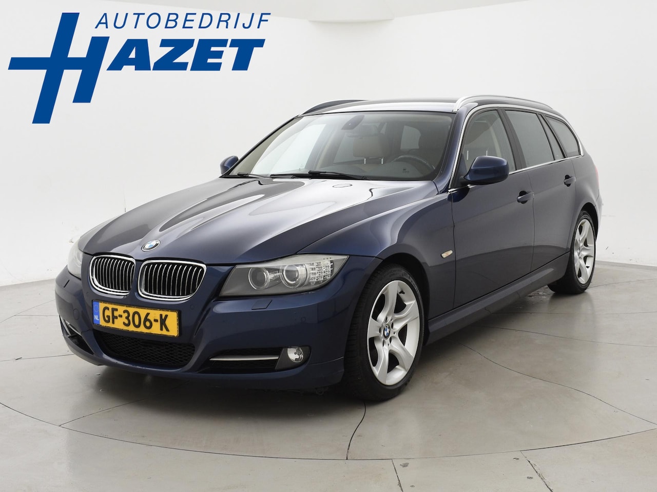 BMW 3-serie Touring - 320D 184 PK AUT. + LEDER | TREKHAAK | XENON | NAVIGATIE - AutoWereld.nl