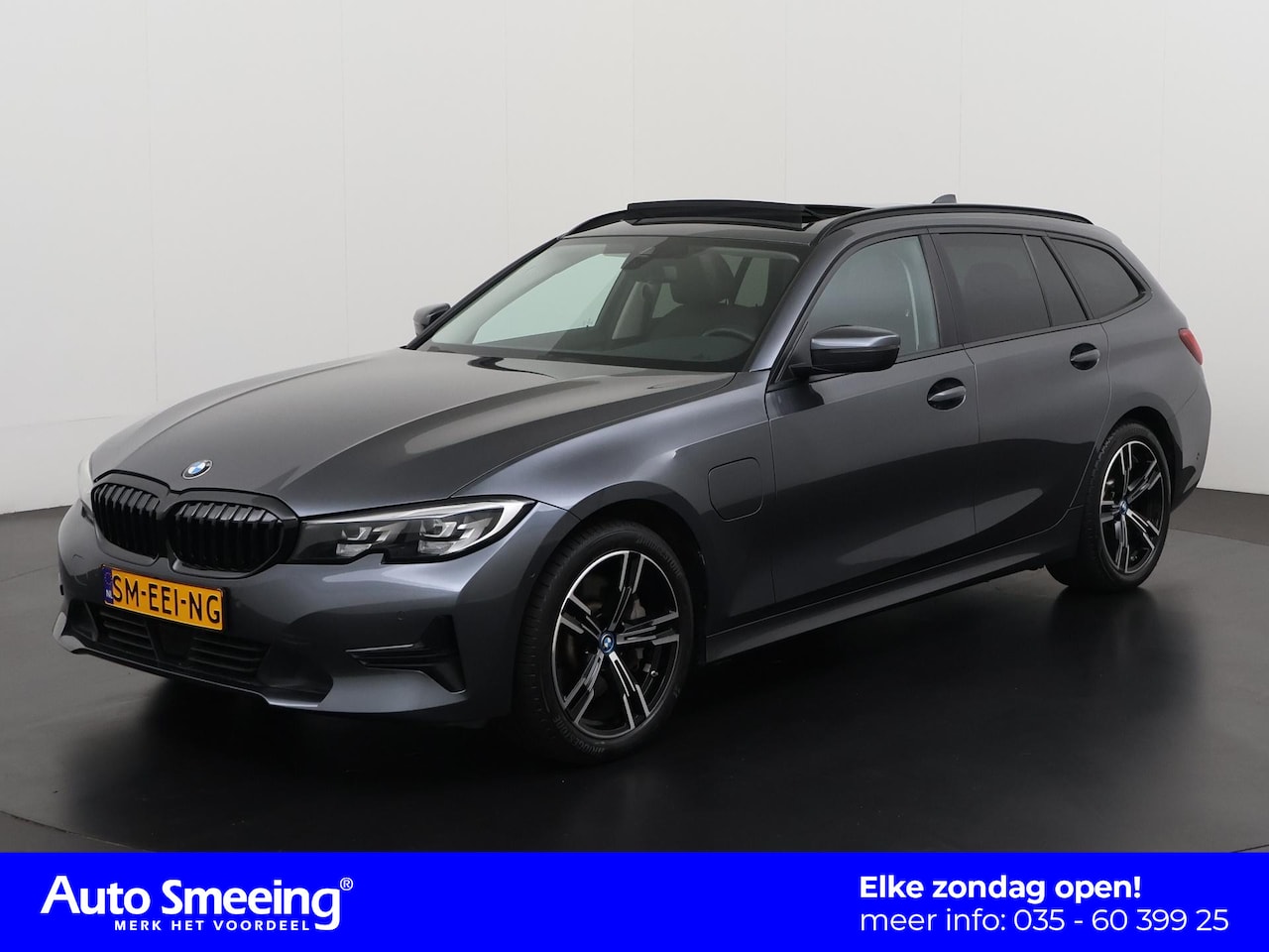 BMW 3-serie Touring - 330e Business Plus | Panoramadak | Bruin Leder | Zondag Open! - AutoWereld.nl