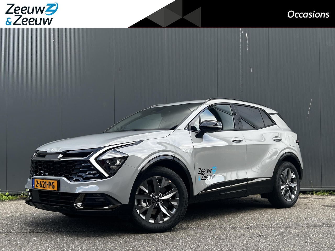Kia Sportage - 1.6 T-GDi Hybrid Dark Edition Gelimiteerde uitvoering | Trekgewicht: 1360 kg | Fabrieksgar - AutoWereld.nl