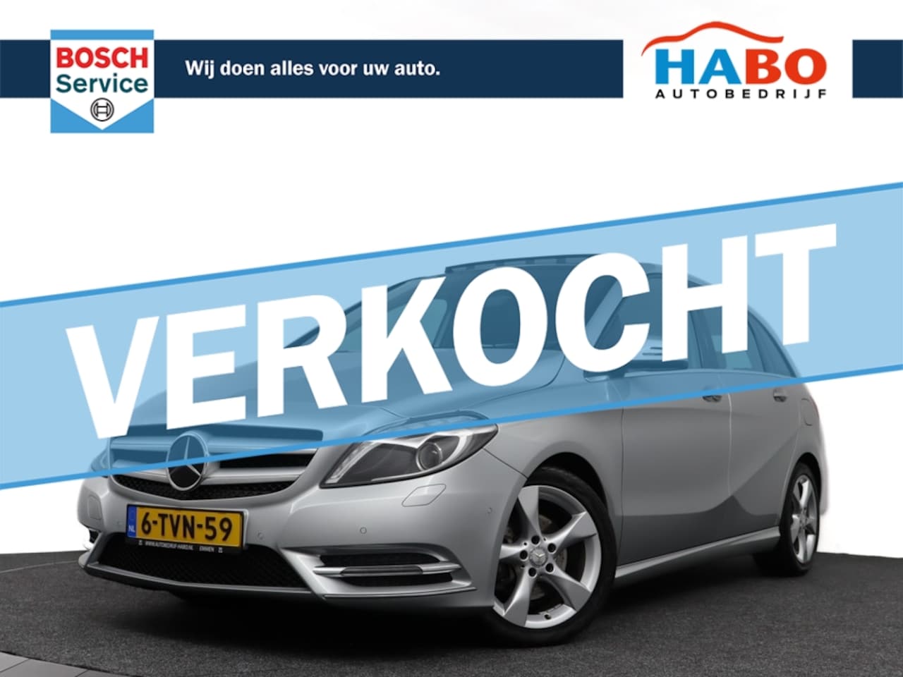 Mercedes-Benz B-klasse - 1.6 180 AMBITION AUTOMAAT AC/CRUISE/NAV/XENON/SCHUIF.DAK/PARK.SENS/LMV - AutoWereld.nl