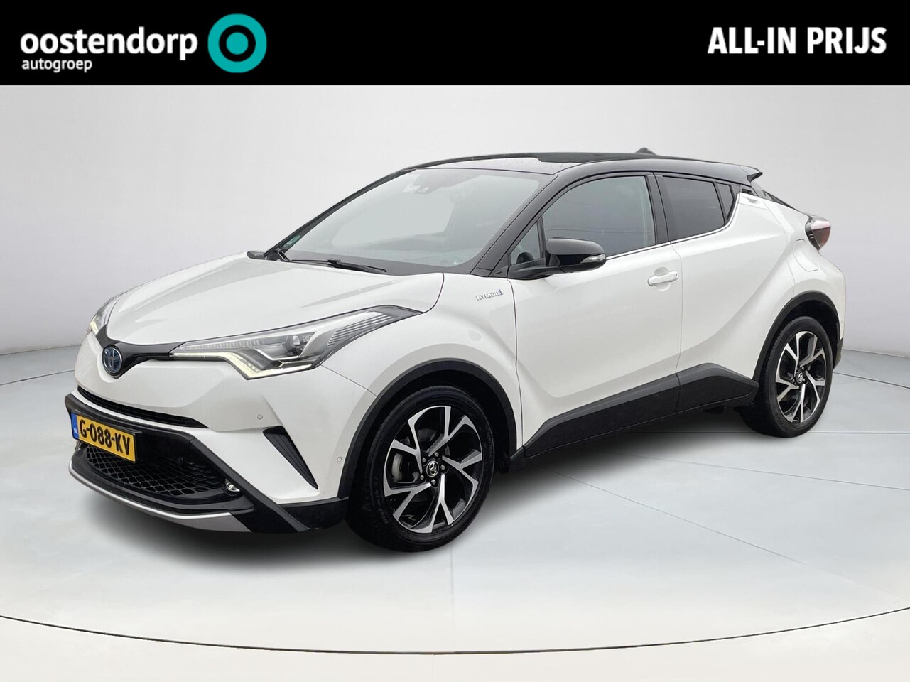 Toyota C-HR - 1.8 Hybrid Bi-Tone **NAVIGATIE/ PARKEERSENSOREN/ STOELVERWARMING** - AutoWereld.nl
