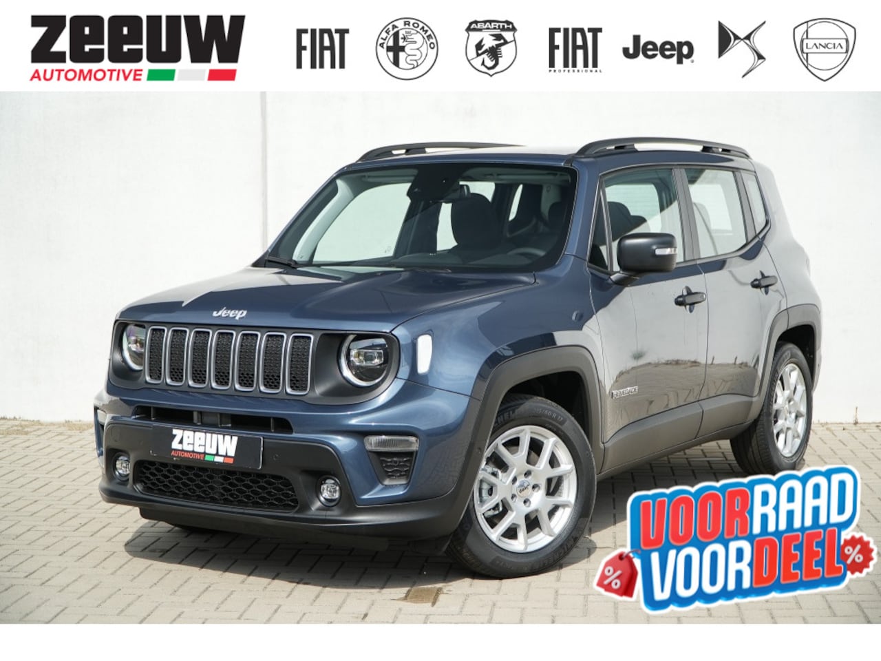 Jeep Renegade - 1.5T e-Hybrid 130 PK Altitude | Pano | Tech Pack - AutoWereld.nl