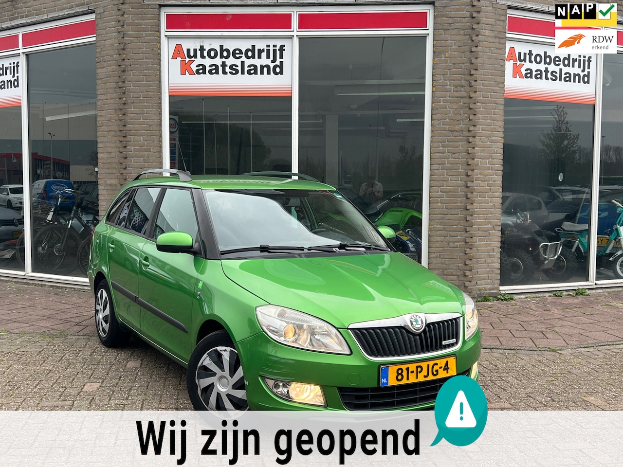 Skoda Fabia Combi - 1.2 TDI Greenline - Clima - Navi - Cruise - - AutoWereld.nl