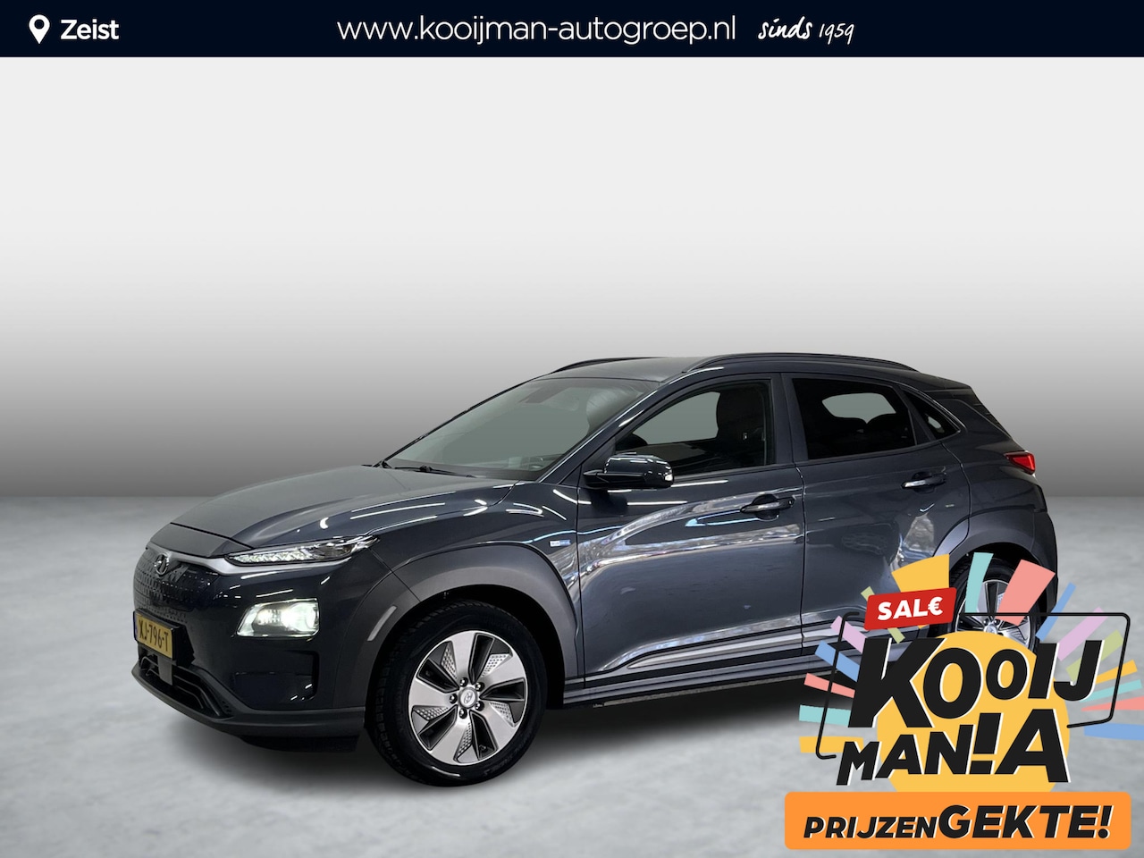 Hyundai Kona Electric - EV Premium 64 kWh | BTW-Auto | Lederen Bekleding | Warmtepomp | HUD | Stoel/Stuurverwarmin - AutoWereld.nl
