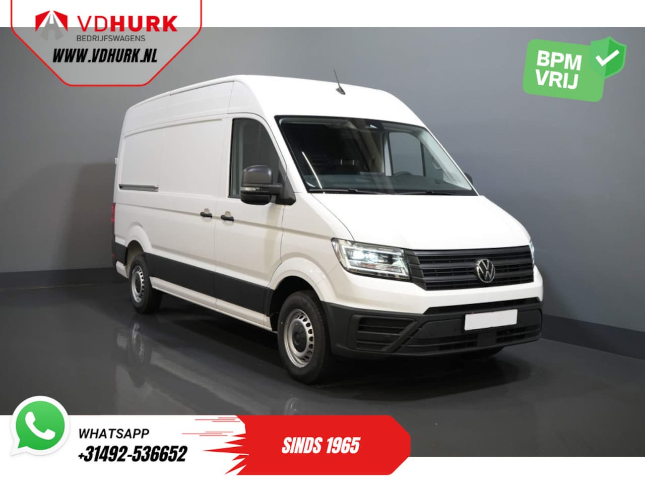 Volkswagen Crafter - 35 2.0 TDI 140 pk DSG Aut. L3H3 BPM VRIJ/ LED/ Virtual Cockpit/ Camera/ Cruise/ Carplay/ G - AutoWereld.nl