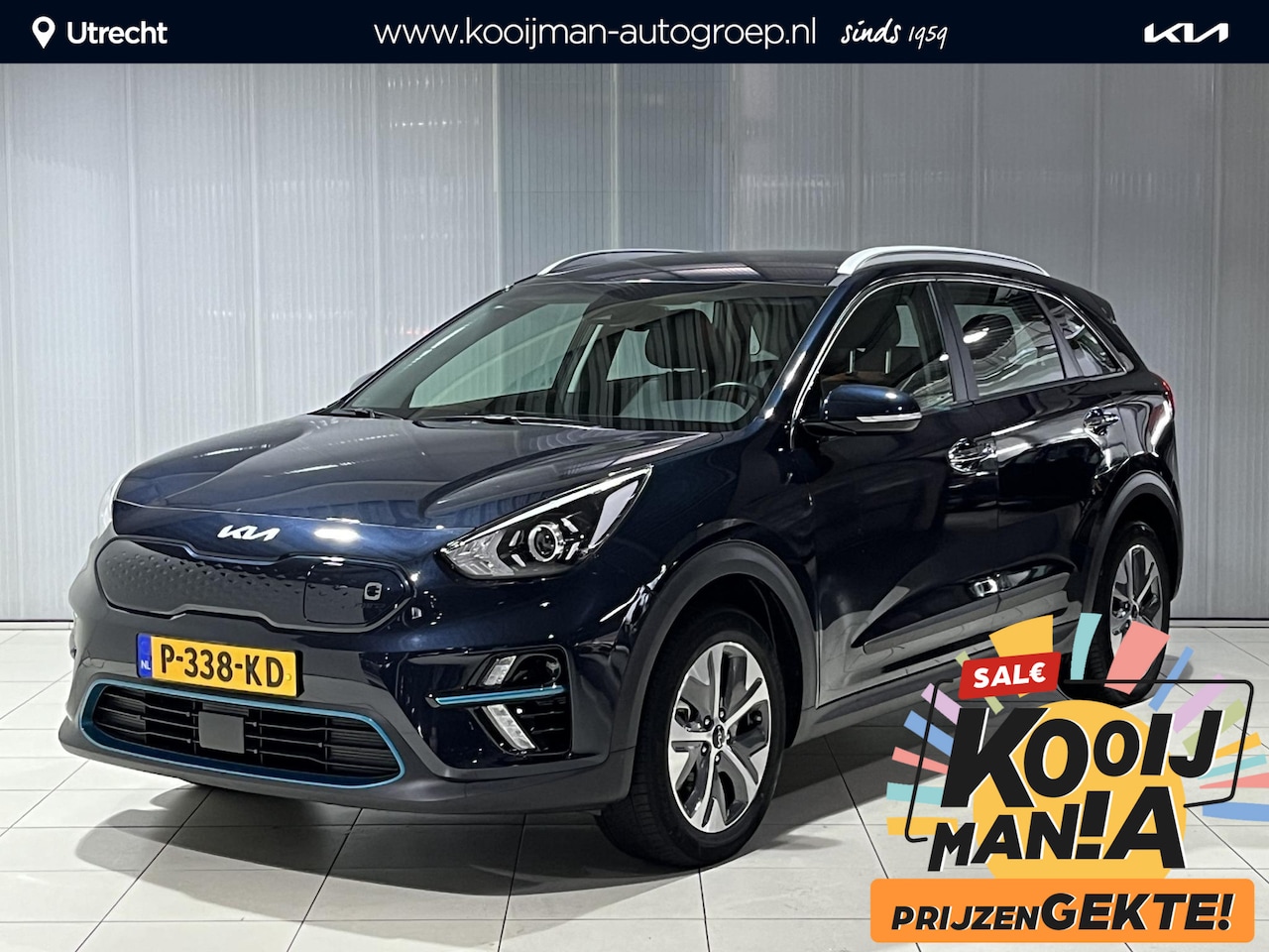 Kia e-Niro - DynamicLine 64 kWh FABRIEKSGARANTIE T/M 04-2029 of 150.000, Keyless, Stoel/Stuurverwarming - AutoWereld.nl