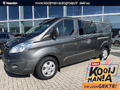 Ford Transit Custom - 290 2.2 TDCI L2H1 Limited DC DUBBEL CAB LANGE WIELBASIS, Trekhaak, Parkeersensoren, Naviga