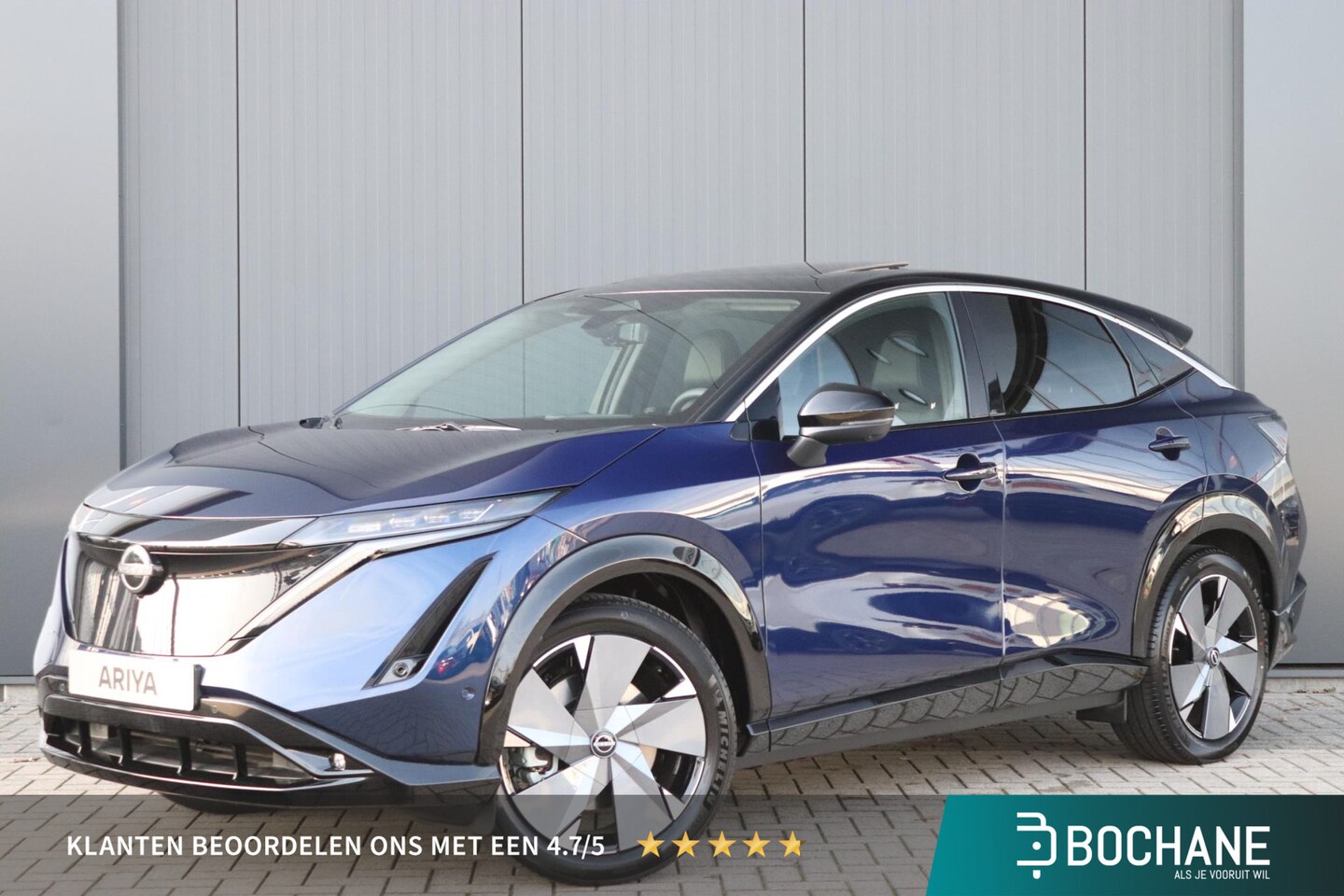 Nissan Ariya - ADVANTAGE EDITION PLUS 66 kWh Nissan Ariya 66 kWh Evolve |20-inch L.M.Velgen| 22KW Lader| - AutoWereld.nl