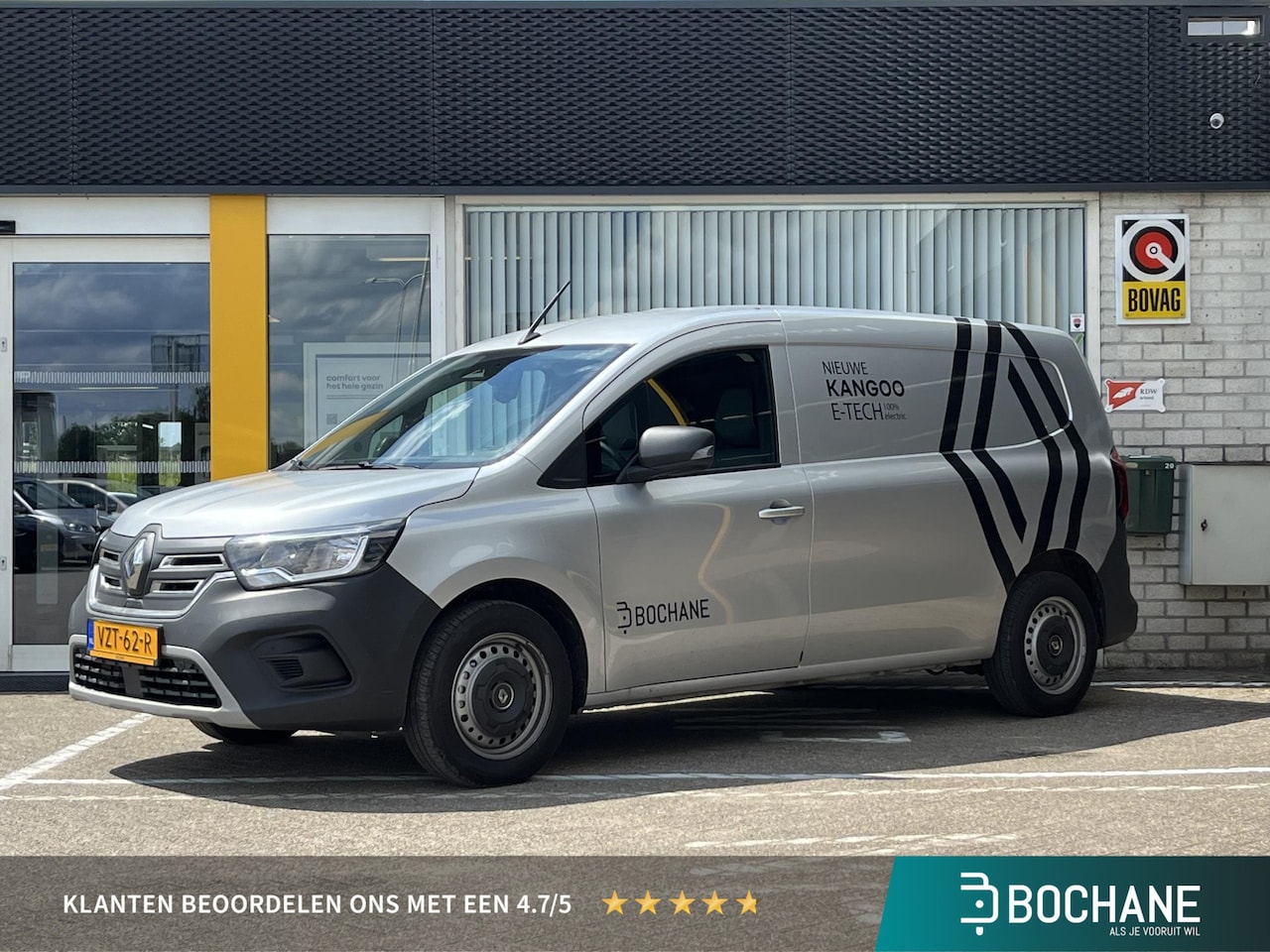 Renault Kangoo E-Tech - Extra L2 22 kW 44 kWh | 22KW Lader | Vloerplaat | Achteruitrijcamera | Climate Control | K - AutoWereld.nl