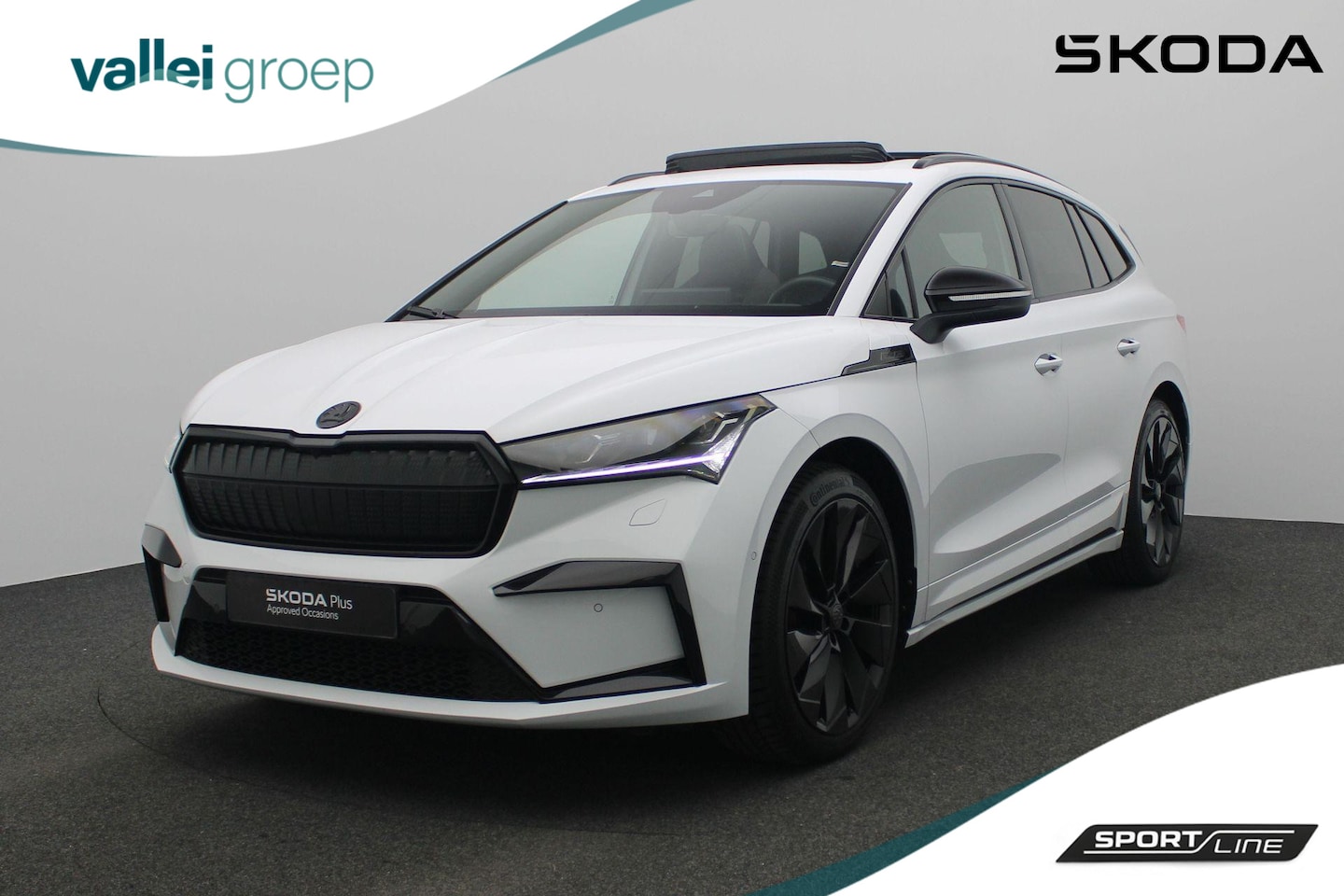 Skoda Enyaq iV - 60 180 pk Sportline | Panoramadak | Matrix LED | Navigatie | Achteruitrijcamera | Stoelver - AutoWereld.nl