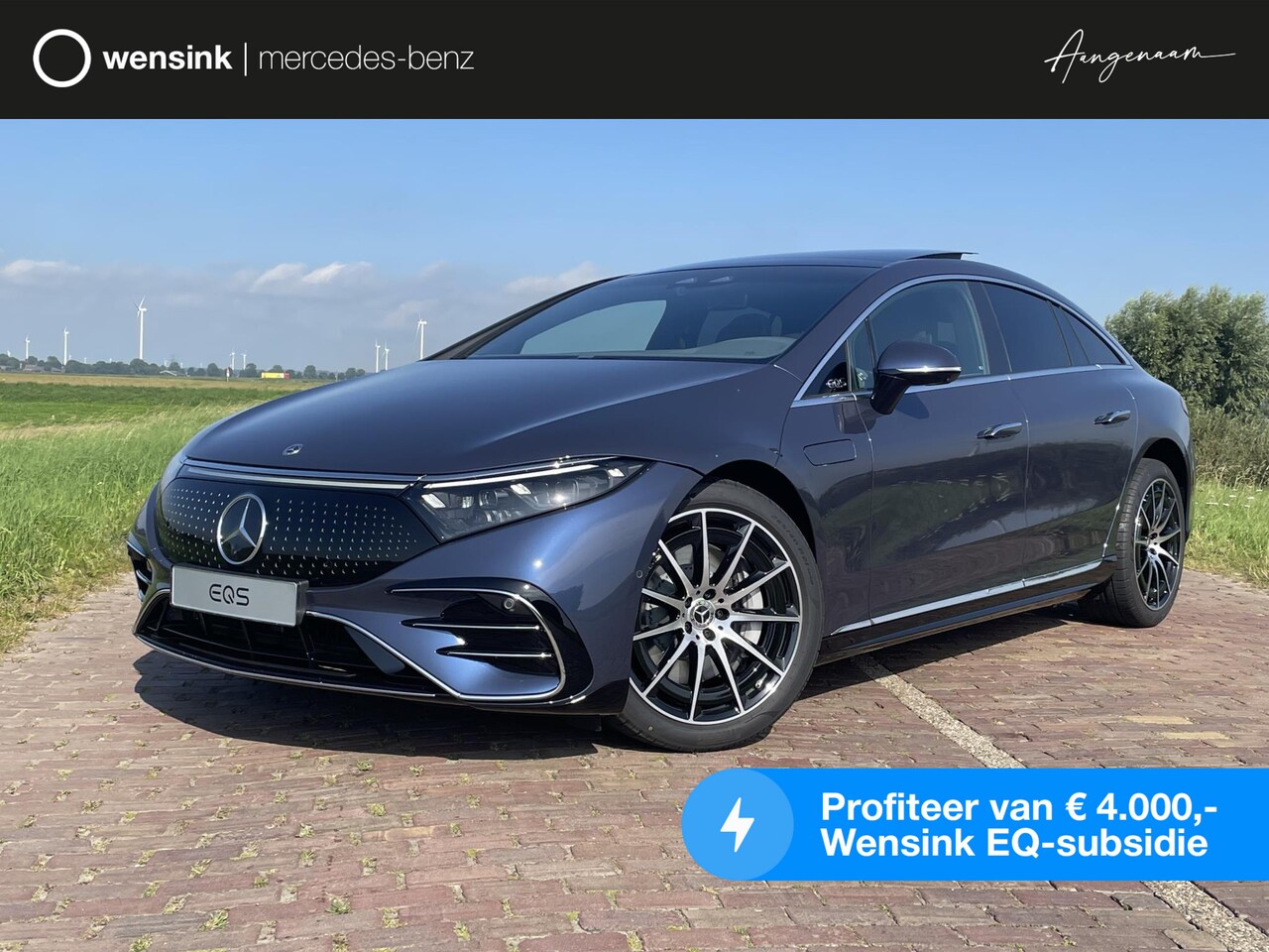 Mercedes-Benz EQS - 450+ AMG Line 108 kWh Mercedes-Benz EQS 450+ AMG Line 108kWh | Hyperscreen | Achterasbestu - AutoWereld.nl