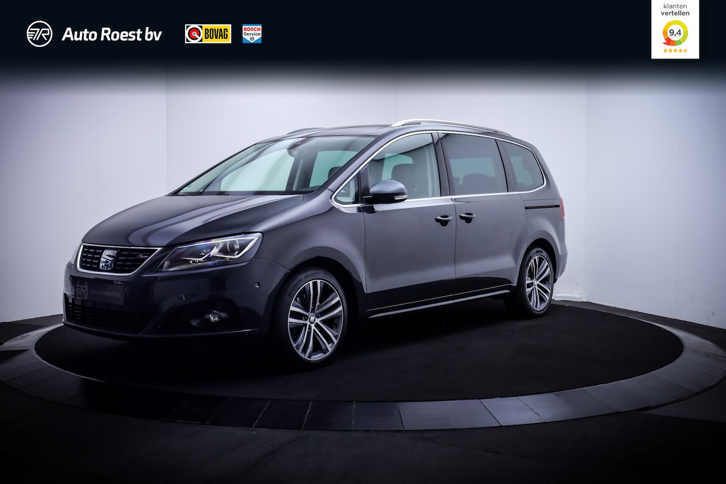Seat Alhambra - 1.4TSI Dsg 7Pers FR INTENSE MEMORY/CAMERA/ACC/CARPLAY/NAVI/STOELVERW./BLINDSPOT/ELEK SCHUI - AutoWereld.nl