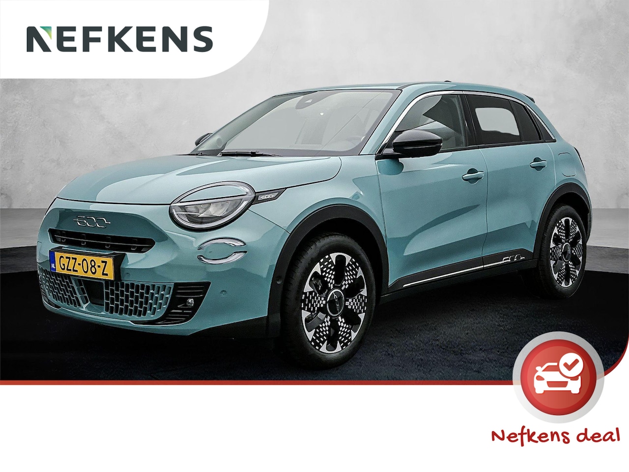 Fiat 600 - SUV La Prima Hybrid 100 pk Automaat | Navigatie | Achteruitrijcamera | Kunstlederen Bekled - AutoWereld.nl