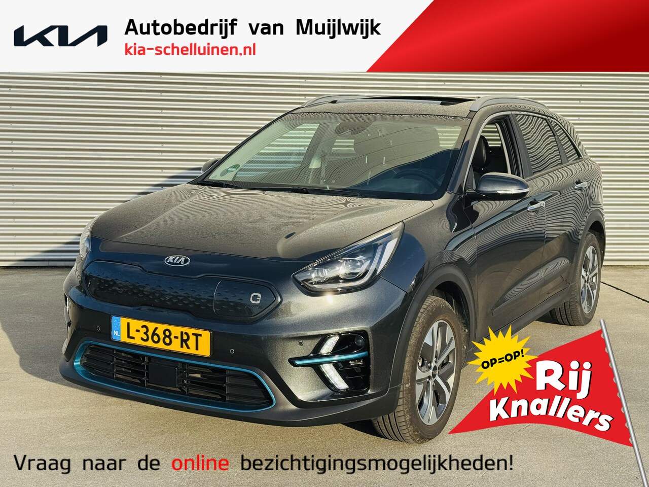 Kia e-Niro - DynamicPlusLine 64 kWh Sunroof | Privacyglass | Keyless | Stoel& Stuurverw. | BTW auto - AutoWereld.nl